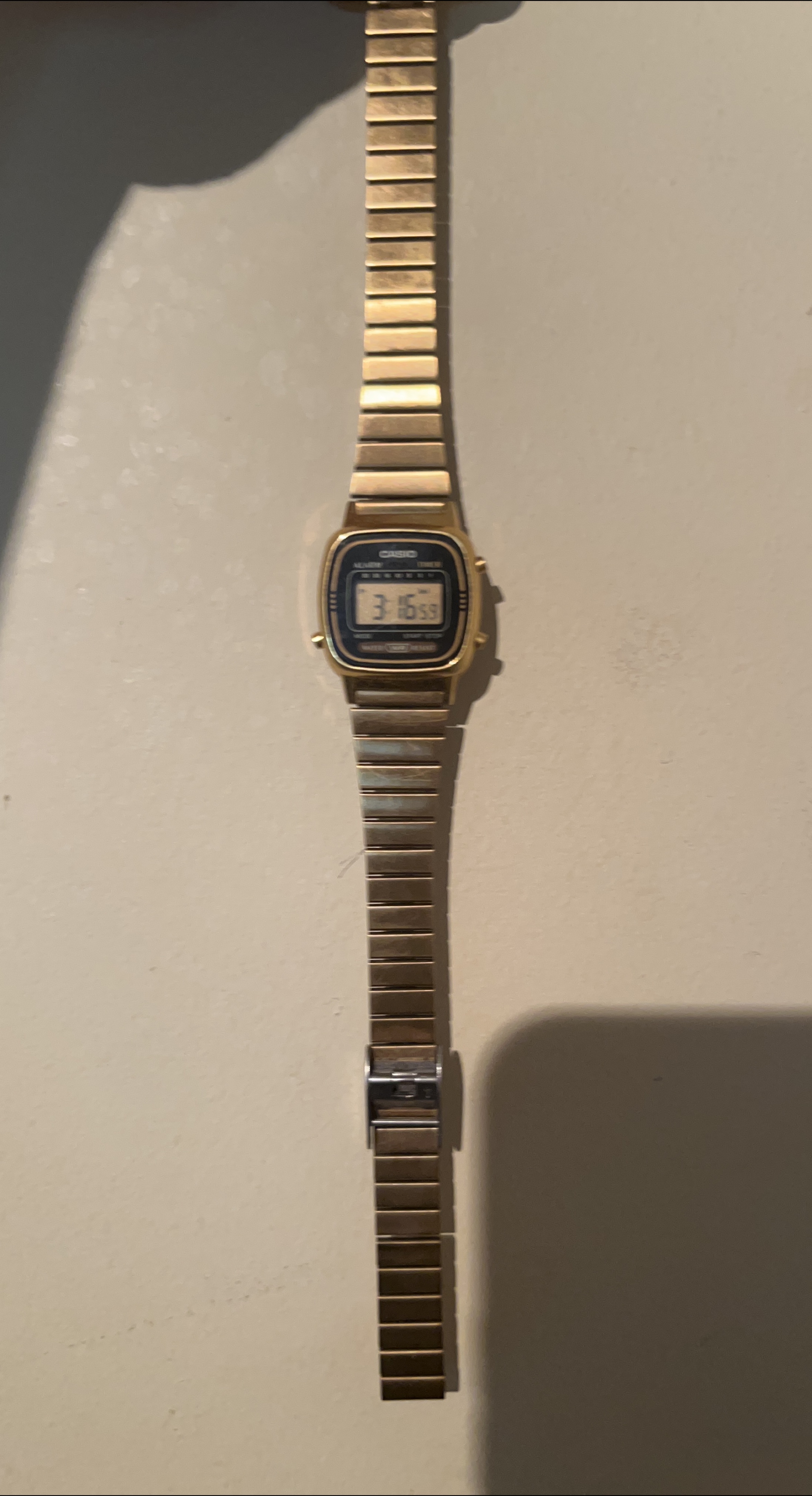 Casio Vintage Digital Watch - Gold image indicator(1)