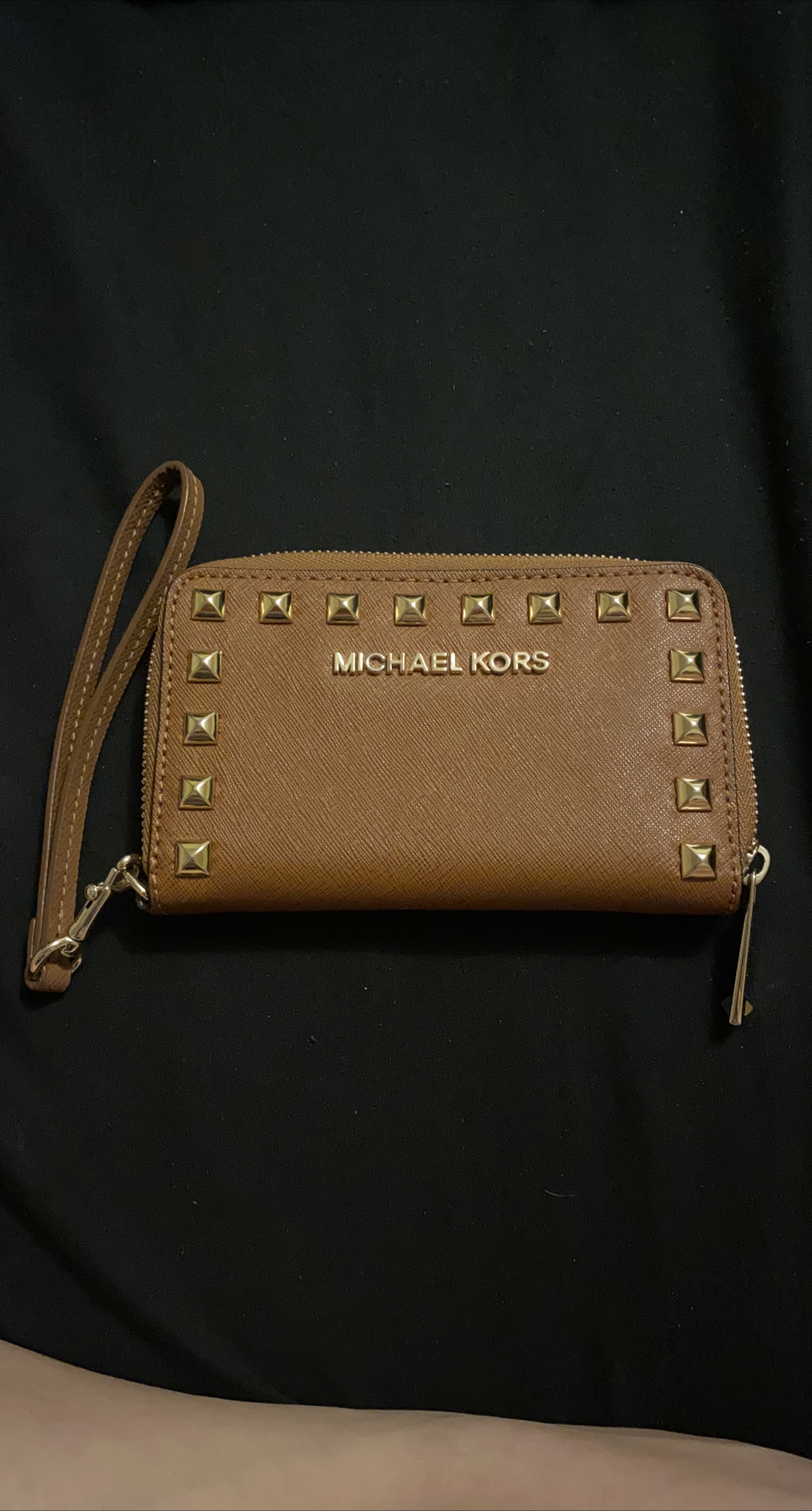 Michael Kors Brown Wallet with Studs thumbnail