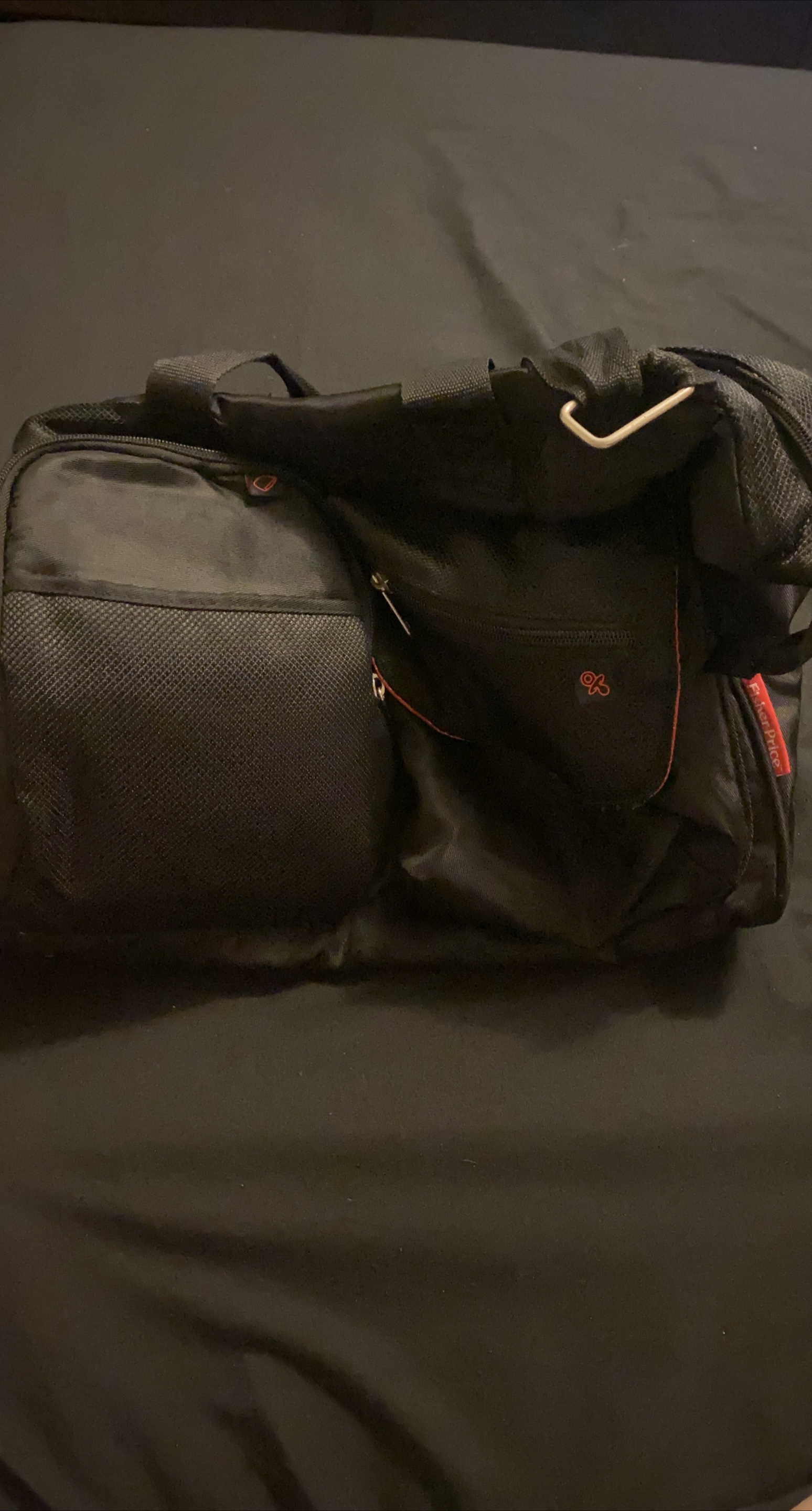 Fisher-Price Black Diaper Bag thumbnail