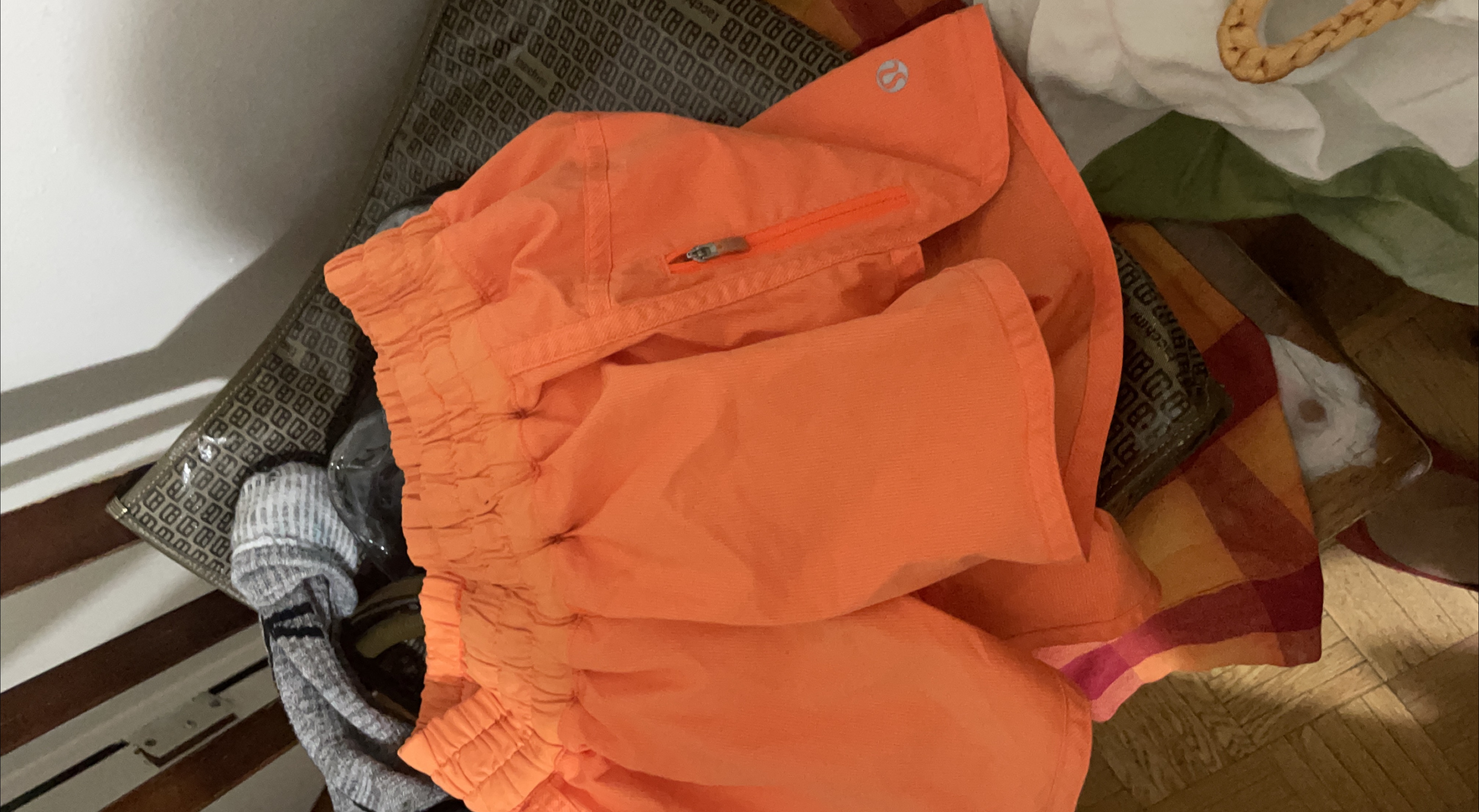 Lululemon Orange Shorts thumbnail