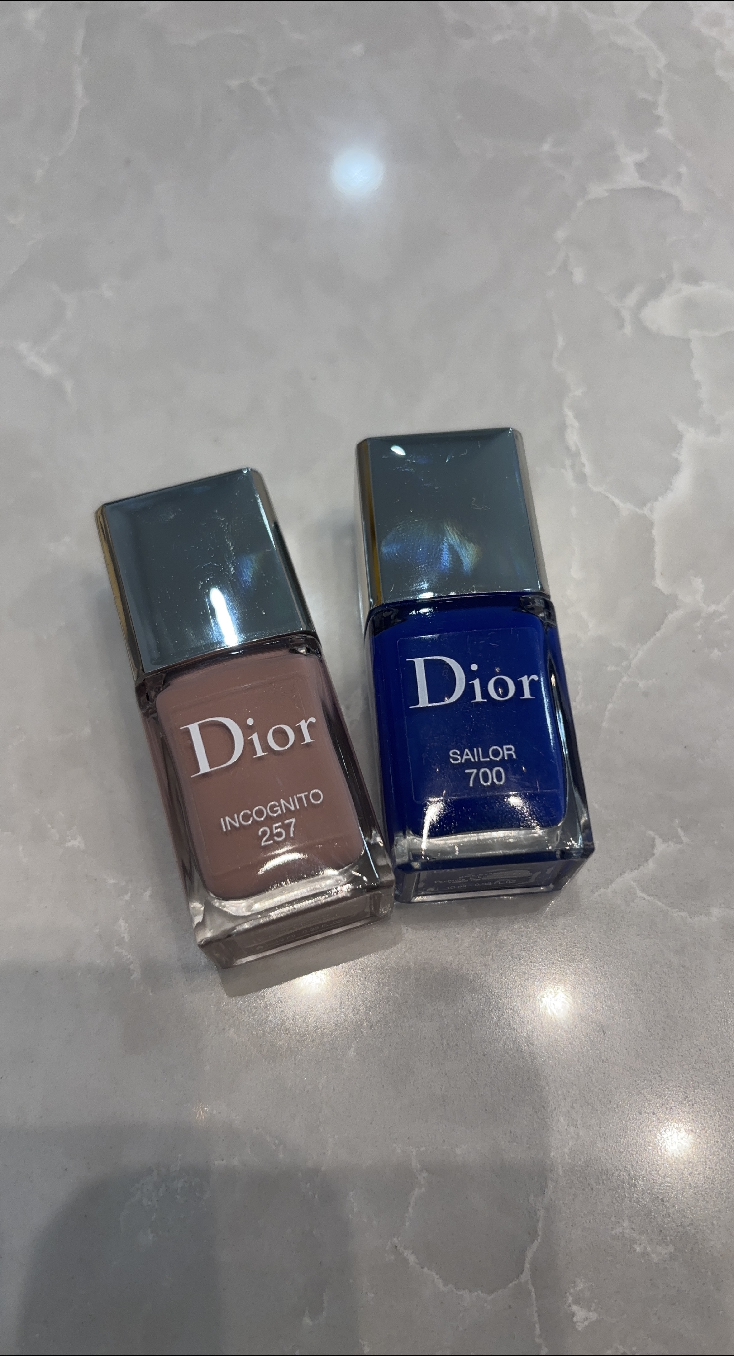 Dior Nail Polish - Incognito 257 & Sailor 700 thumbnail