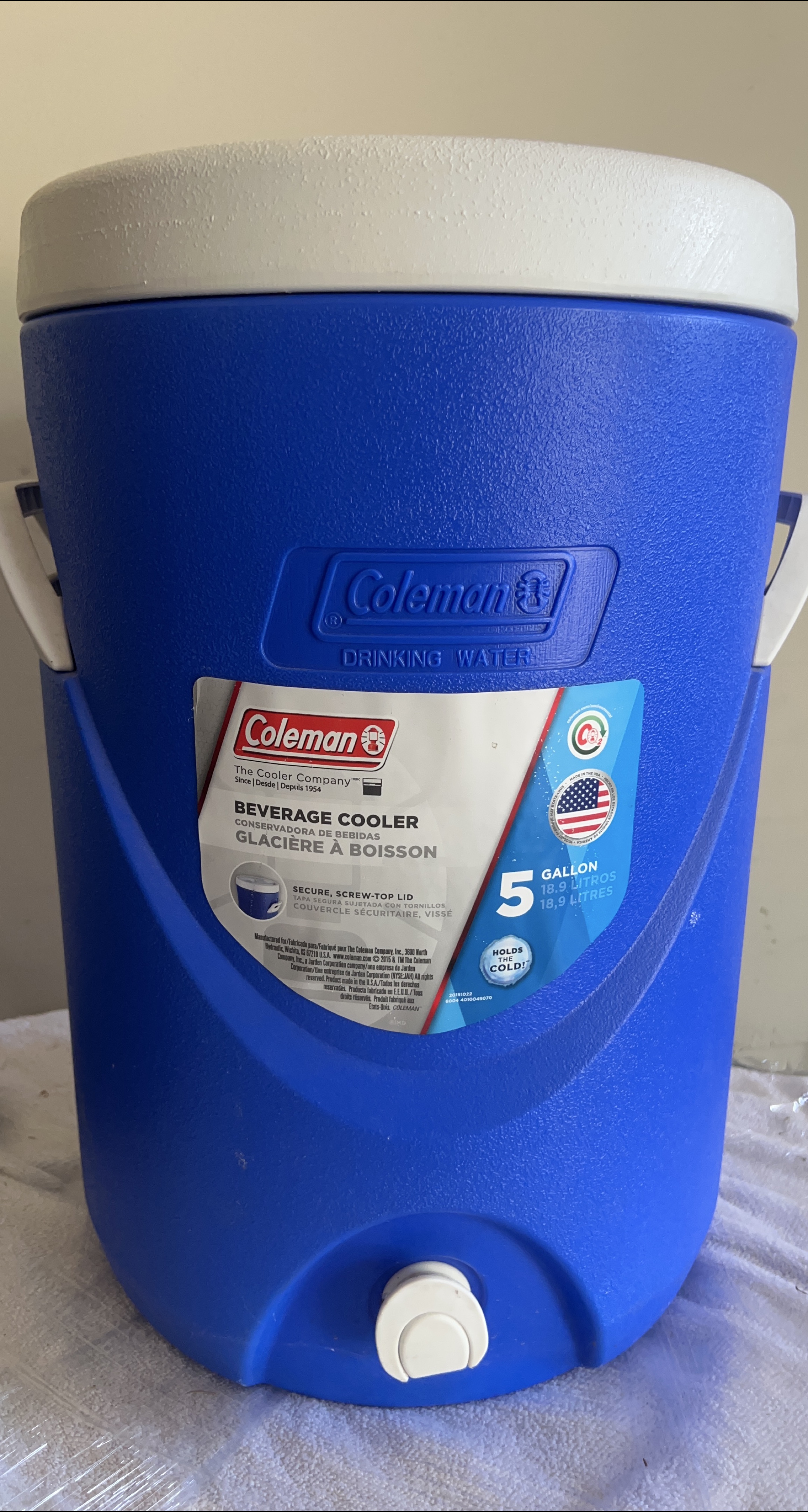 Coleman 5 Gallon Beverage Cooler thumbnail