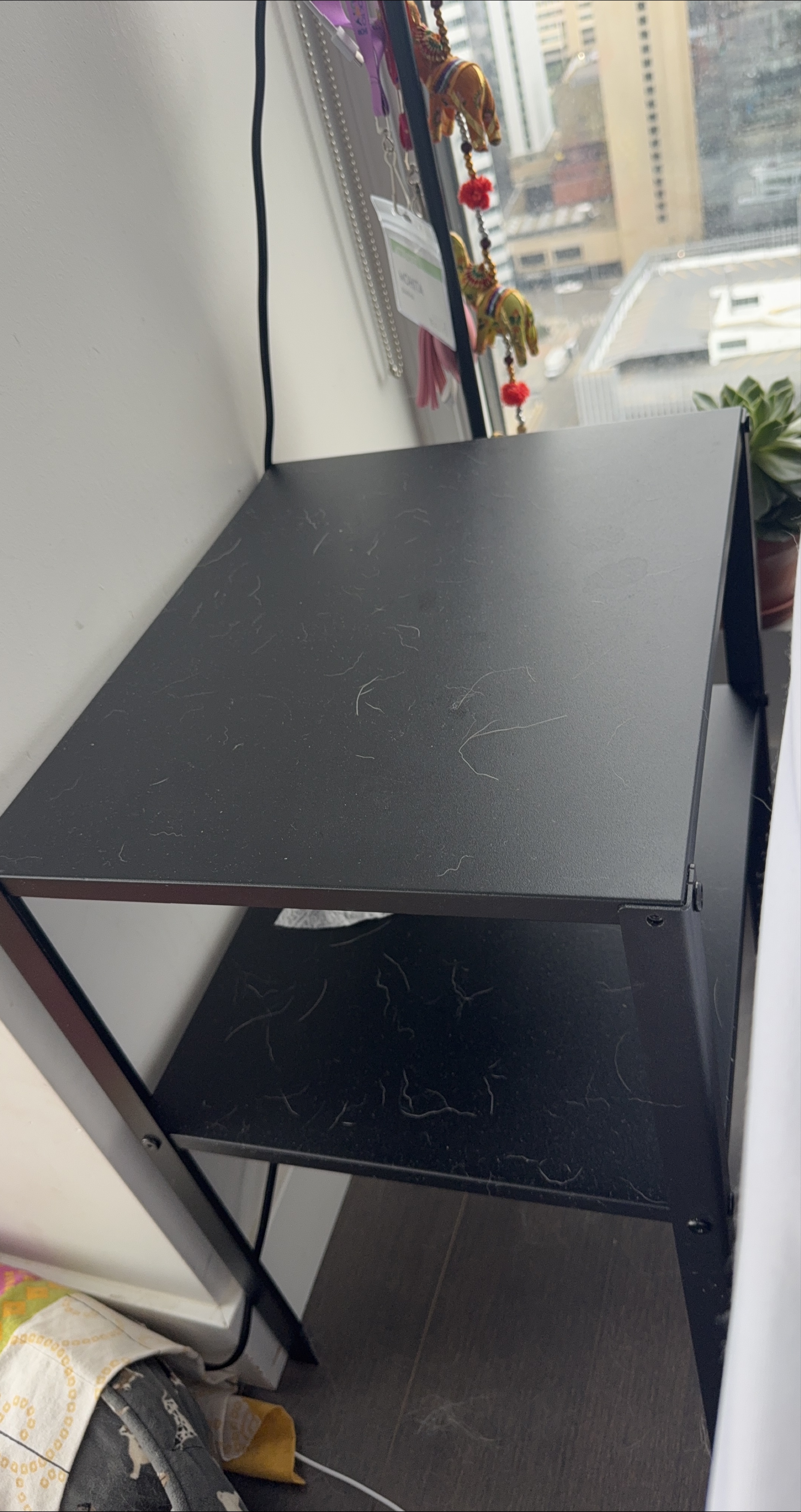 Black Metal Side Table thumbnail