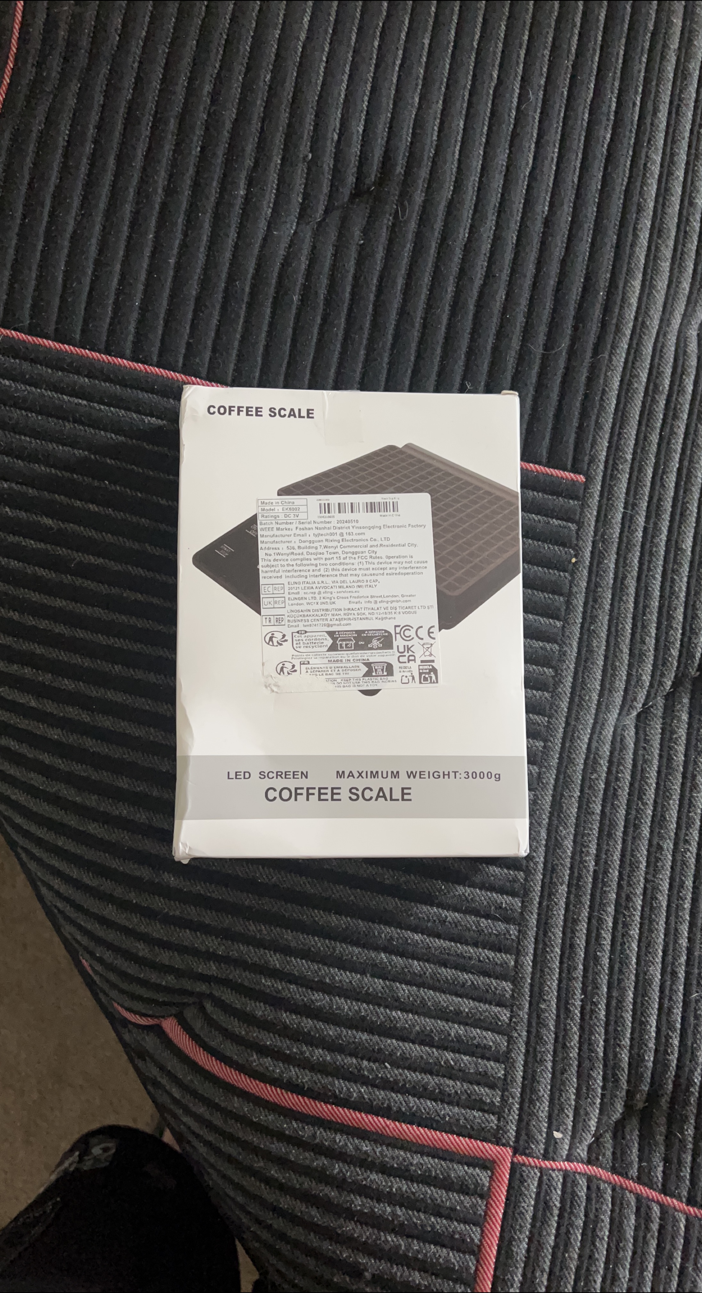 New Coffee Scale EK6002 - LED Screen thumbnail