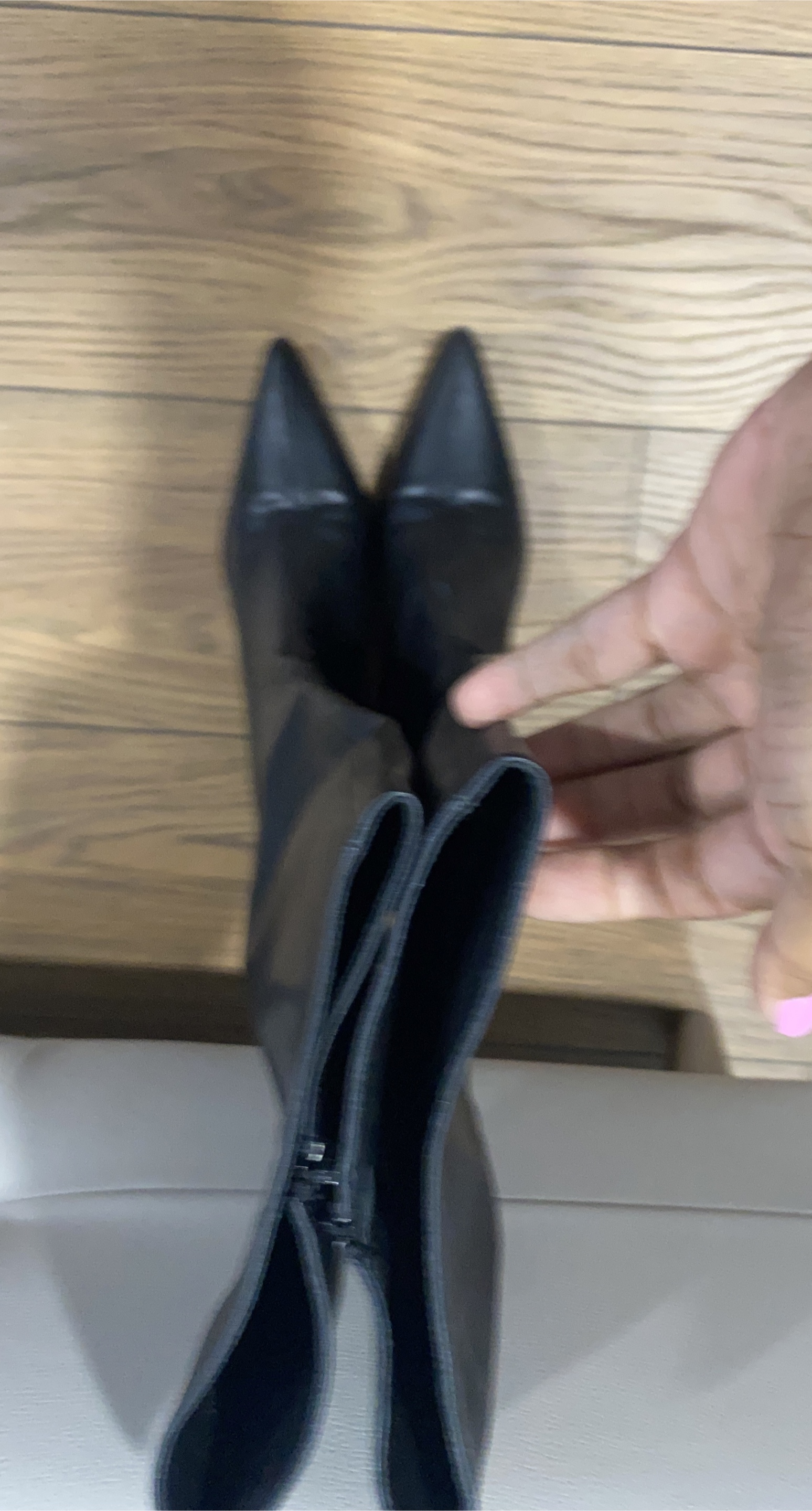 Black Knee High Boots thumbnail