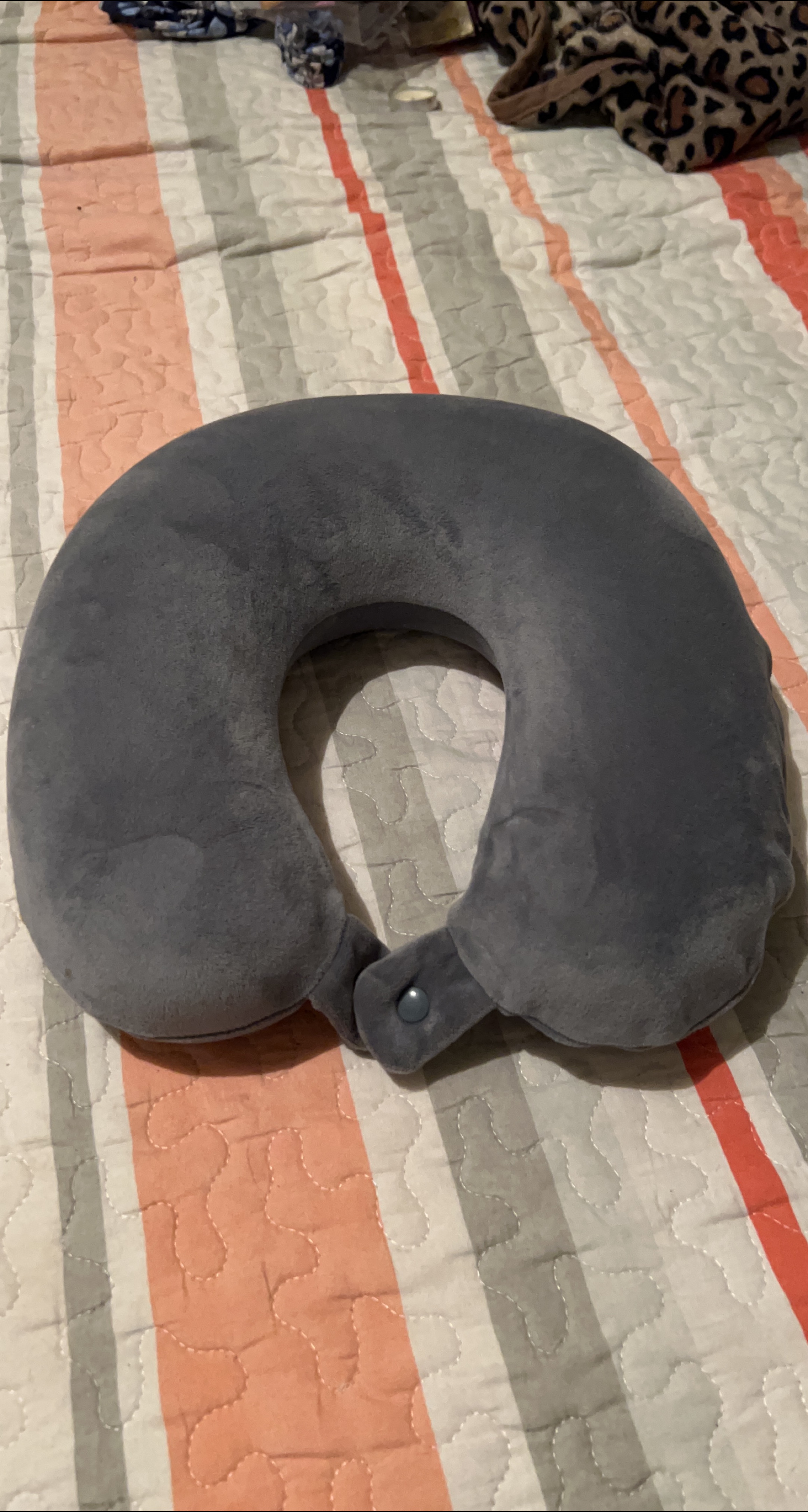 Gray Travel Neck Pillow thumbnail