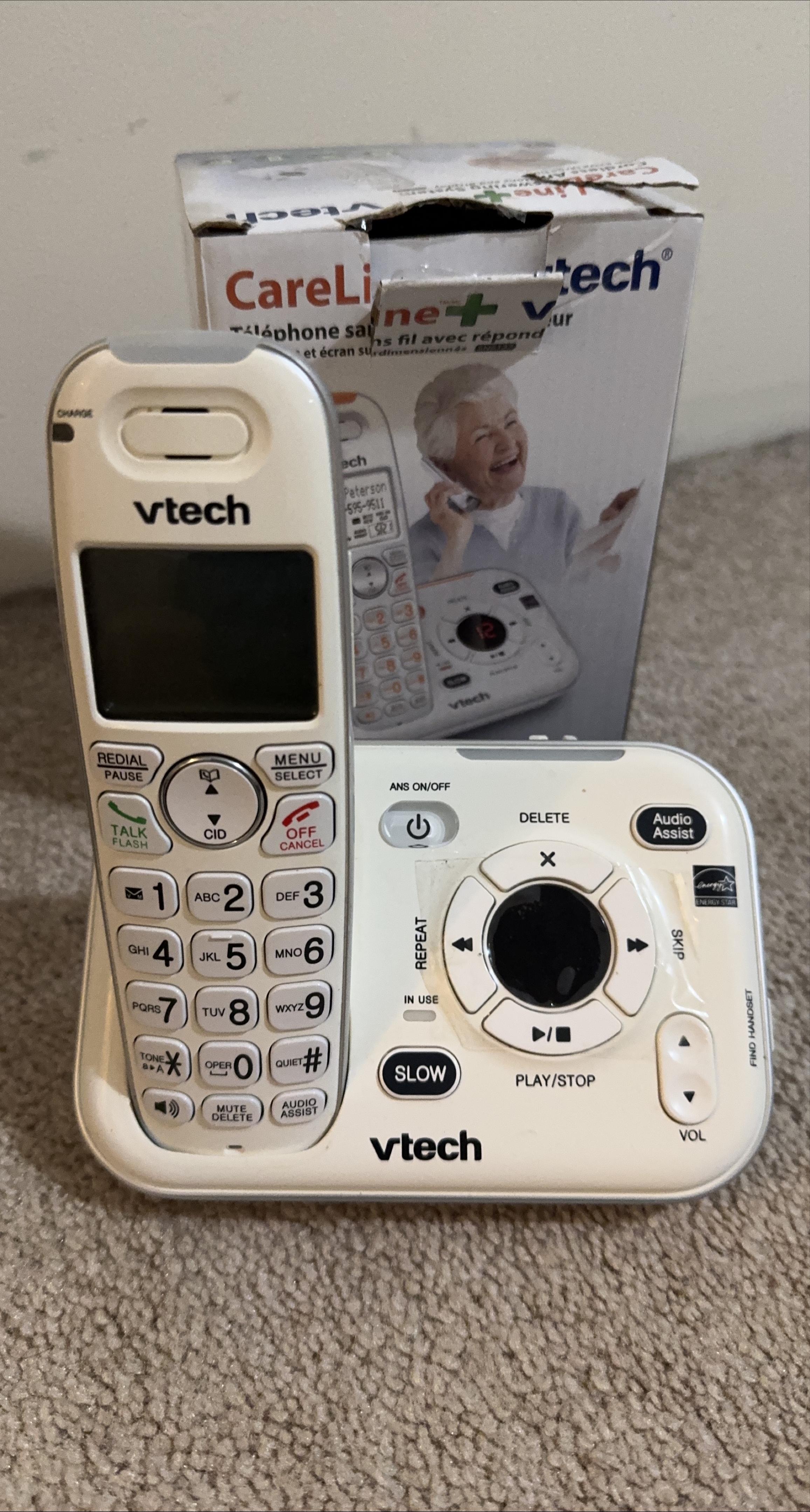 VTech CareLine Cordless Phone with Answering System thumbnail