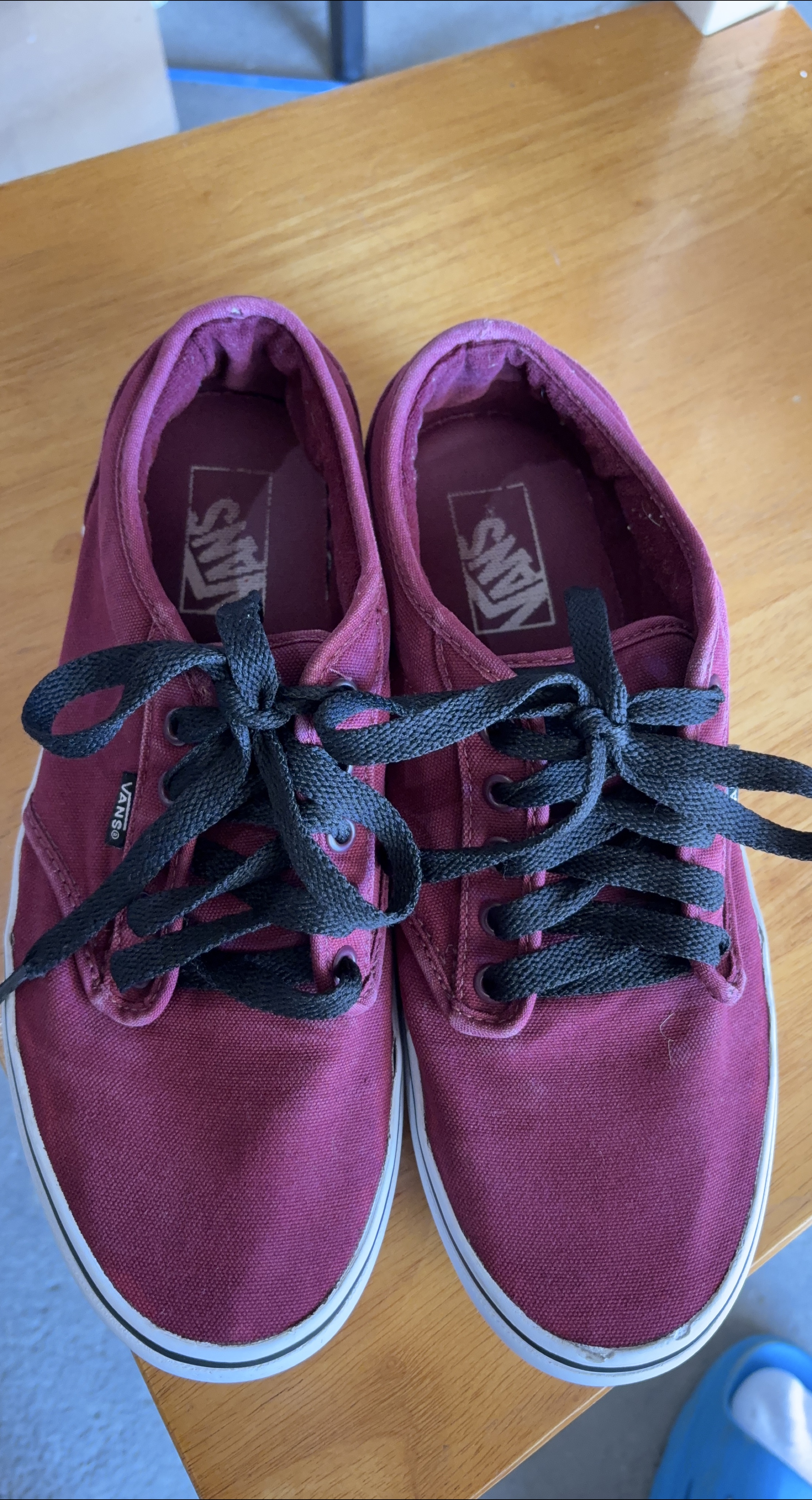 Vans Burgundy Sneakers thumbnail