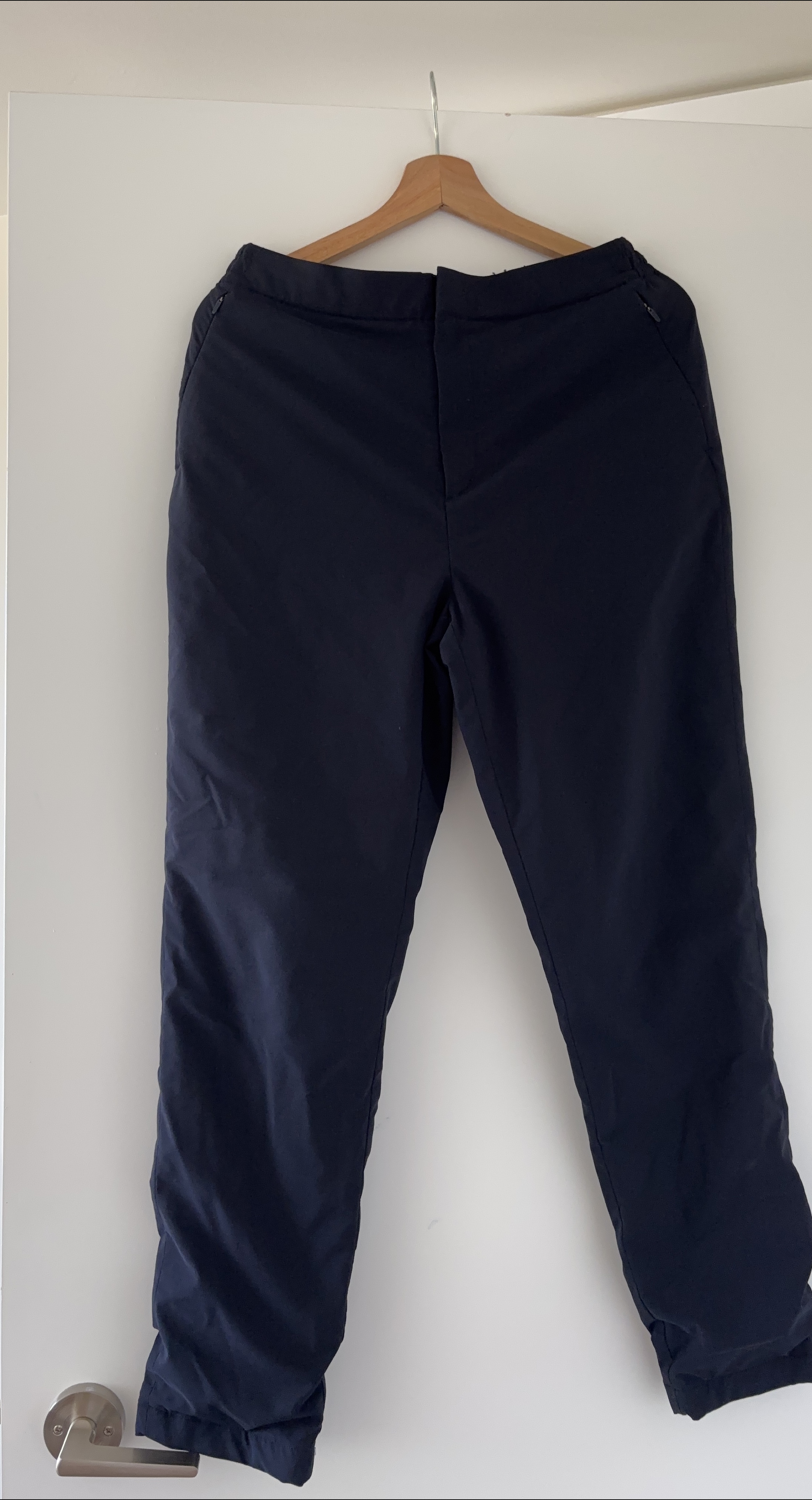 Uniqlo HEATTECH Navy Blue Pants thumbnail