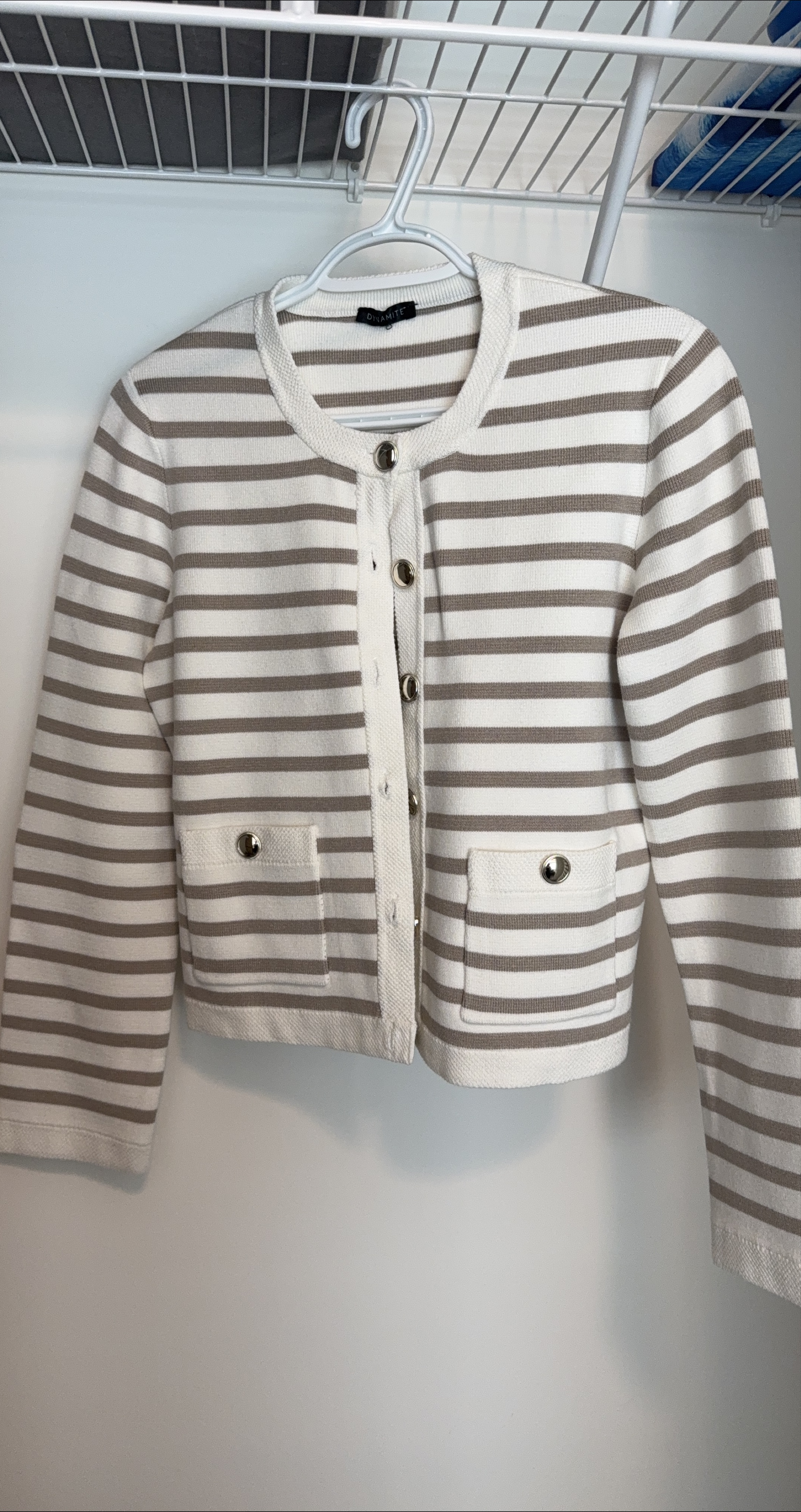 Dynamite Striped Cardigan