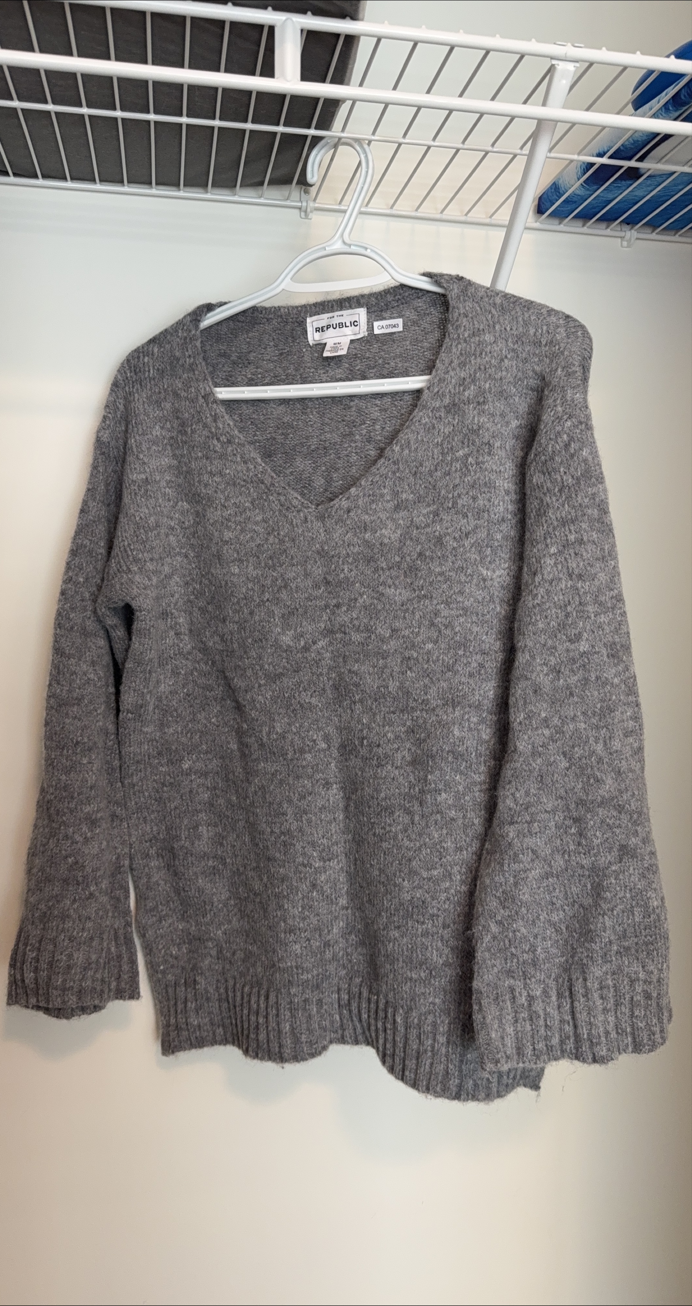 Republic V-Neck Sweater - Size M thumbnail