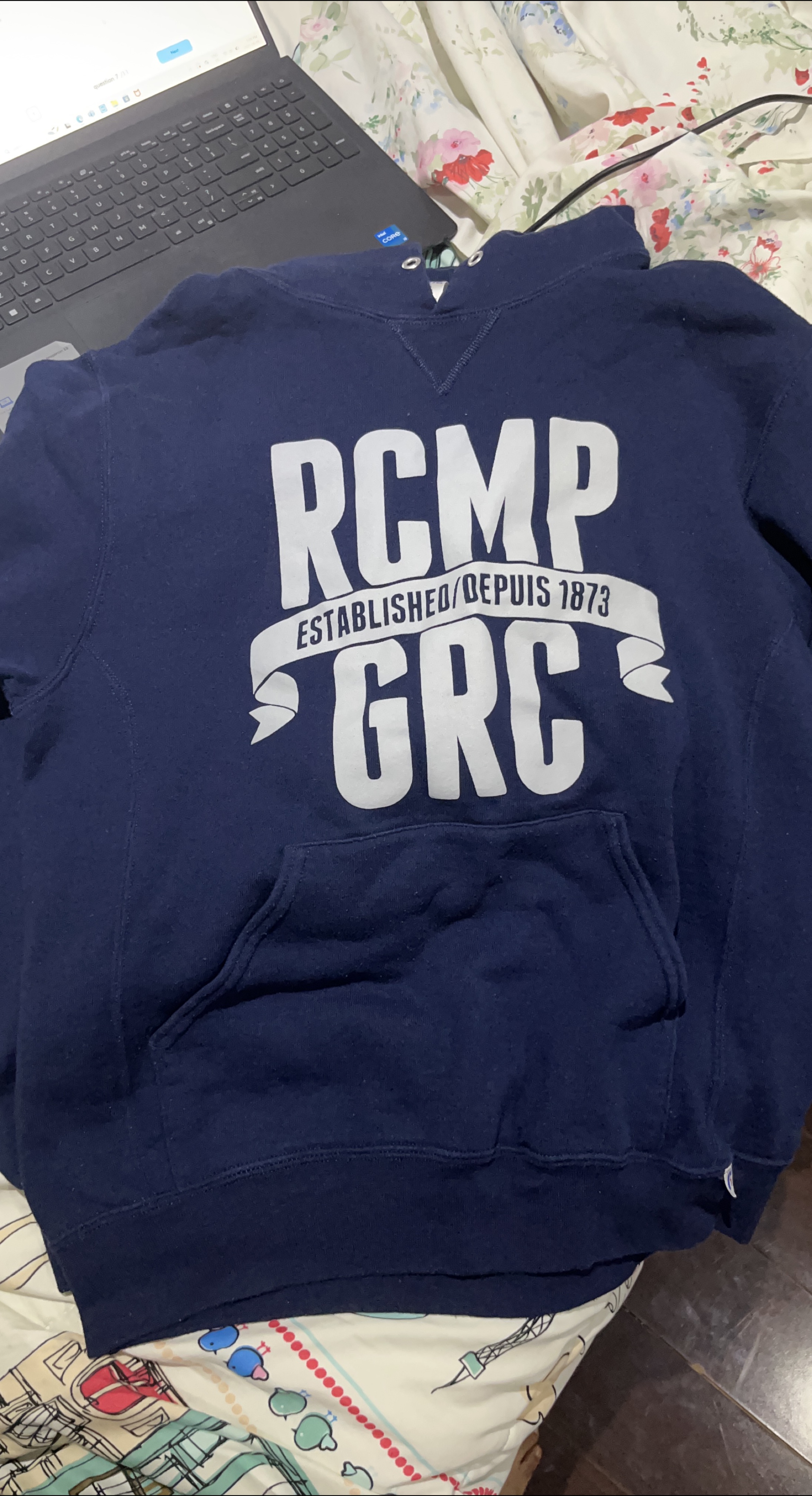 RCMP GRC Navy Blue Hoodie thumbnail