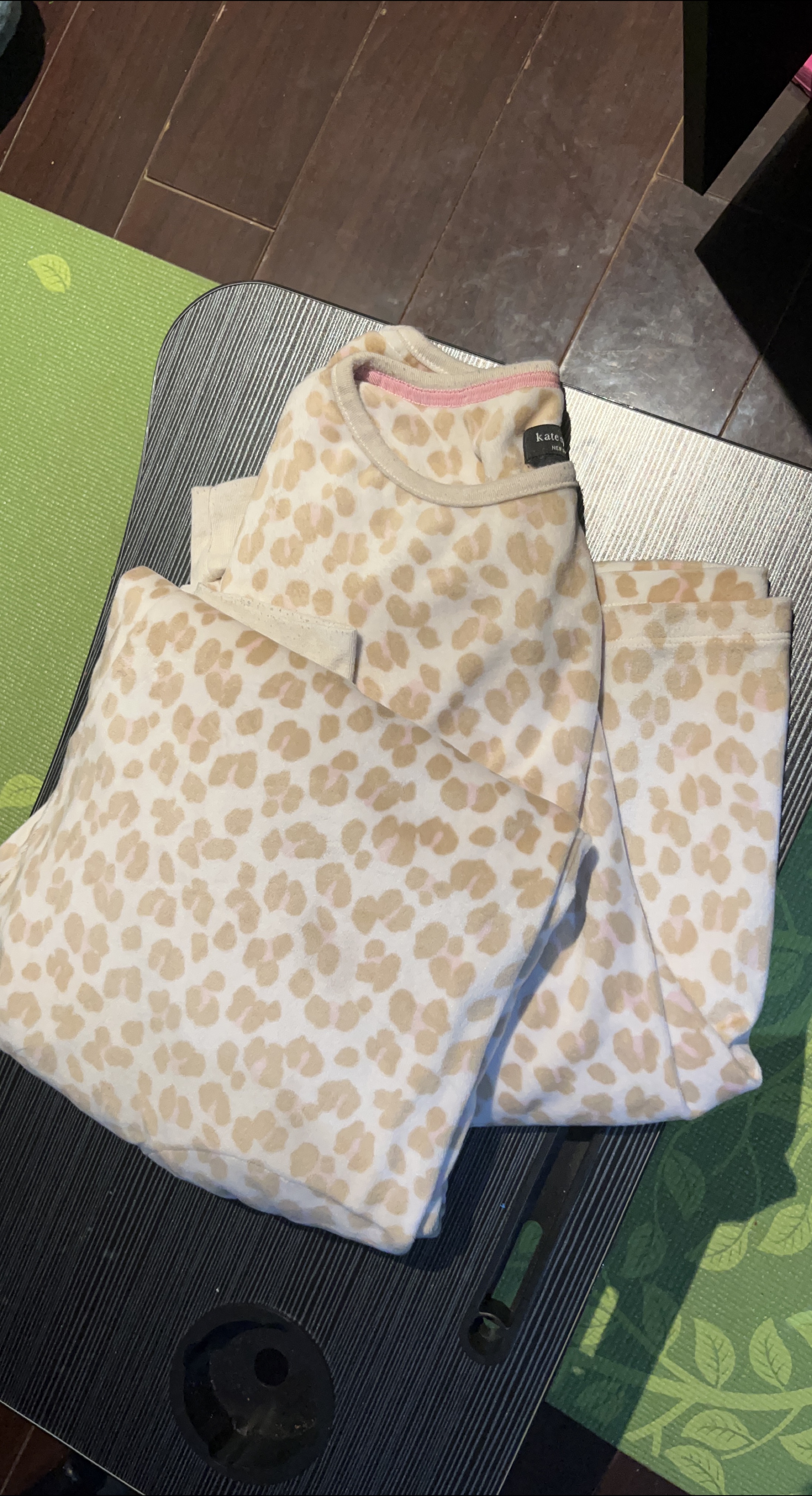Kate Spade Leopard Print Pajama Set thumbnail