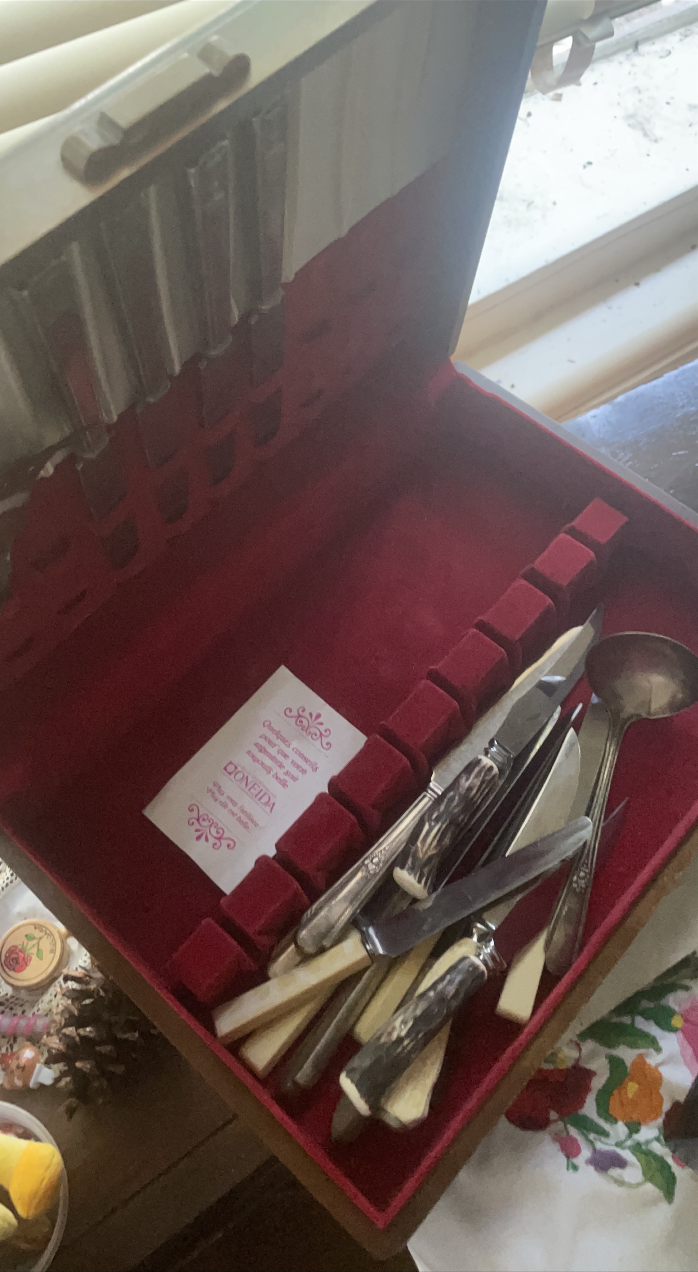 Vintage Doneida Cutlery Set with Box thumbnail