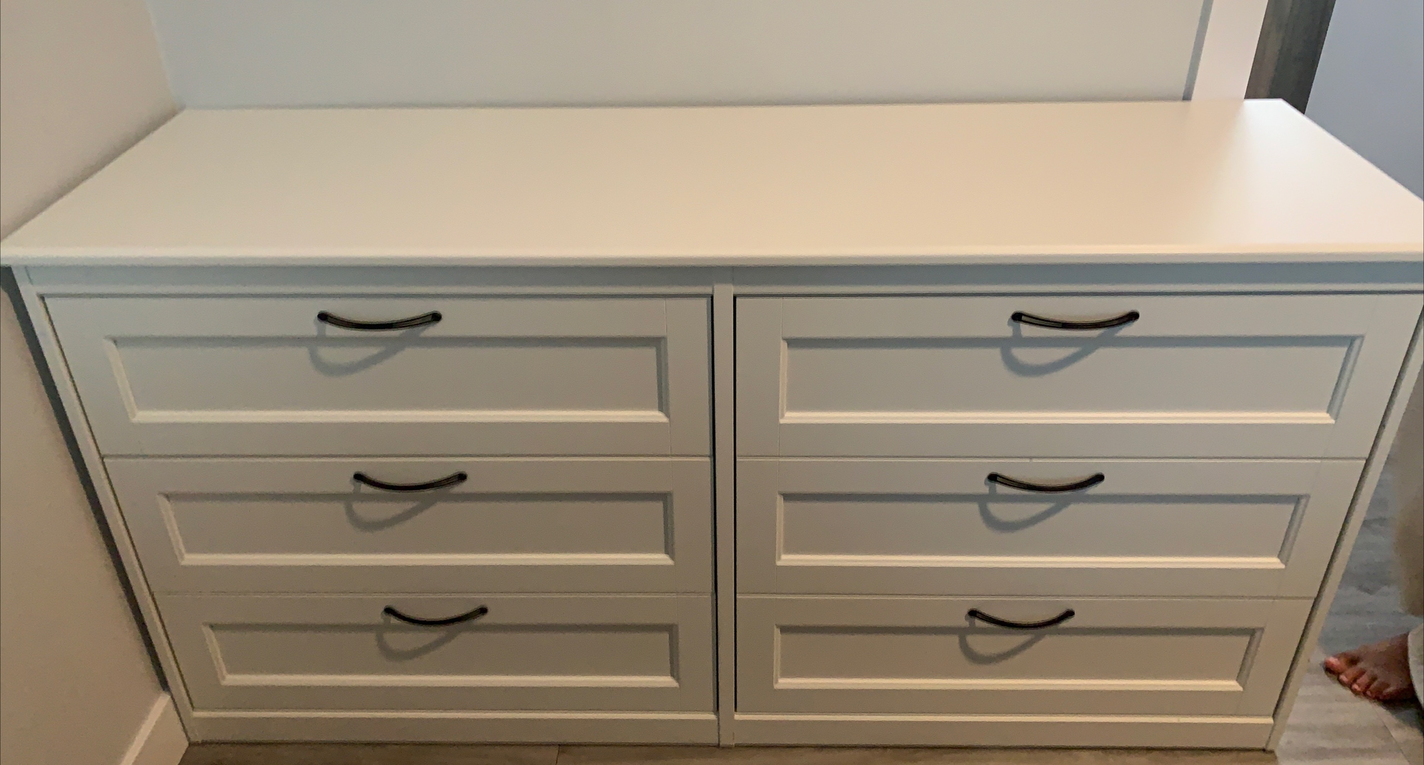 White Dresser with Drawers