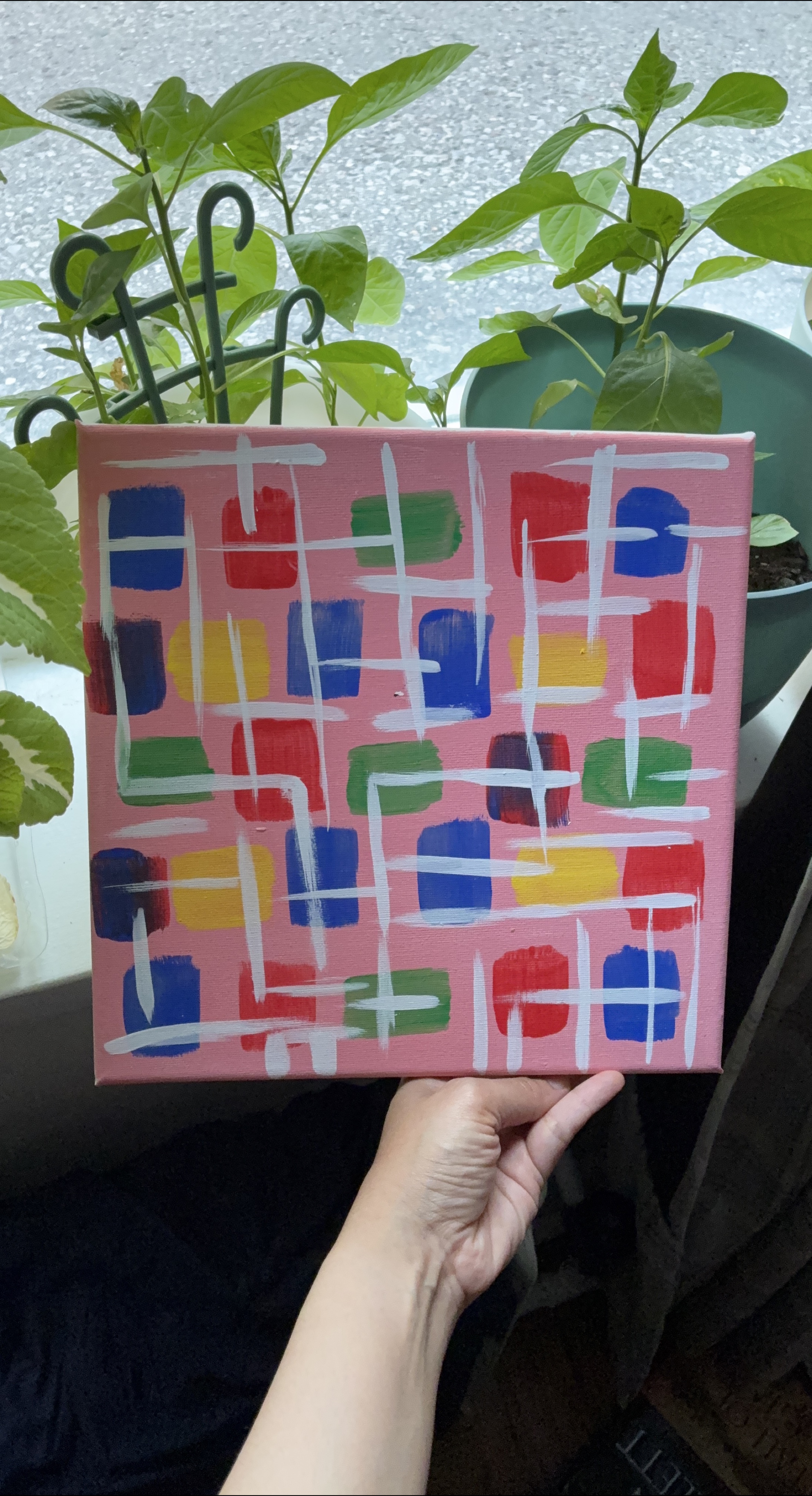 Abstract Painting on Canvas thumbnail