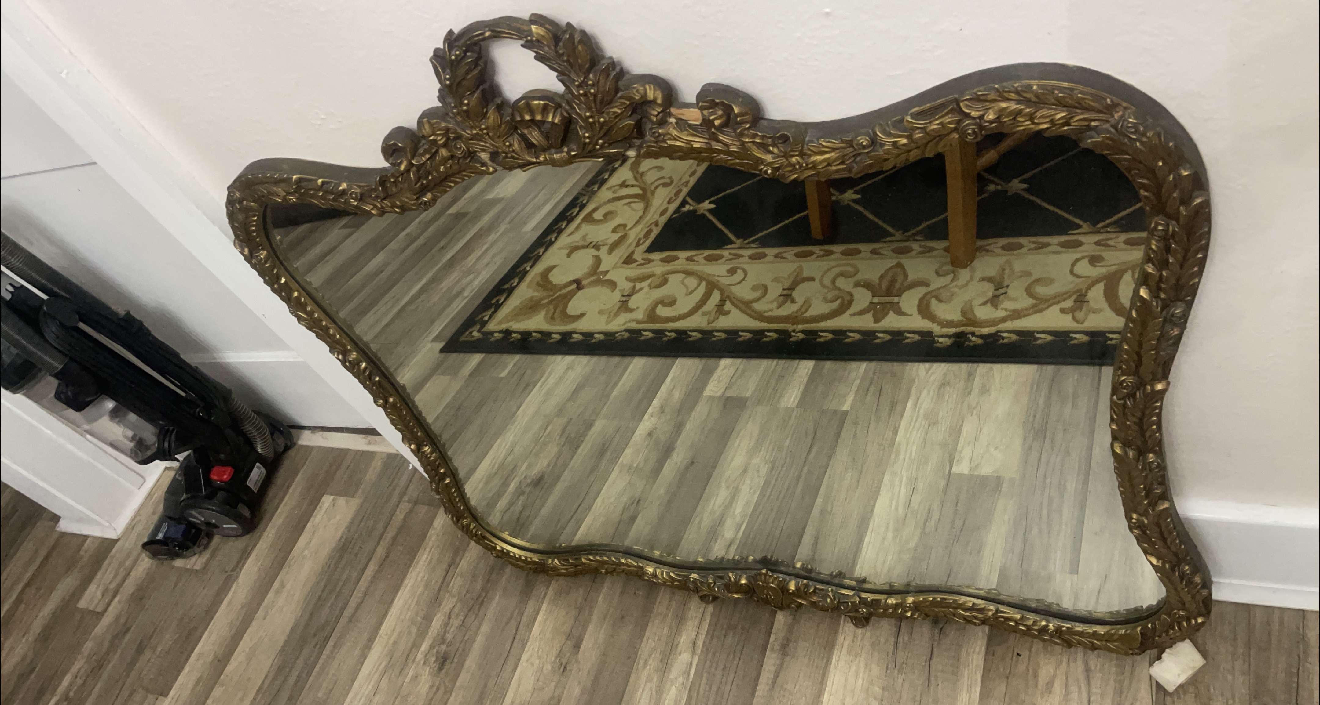 Ornate Gold Framed Mirror thumbnail