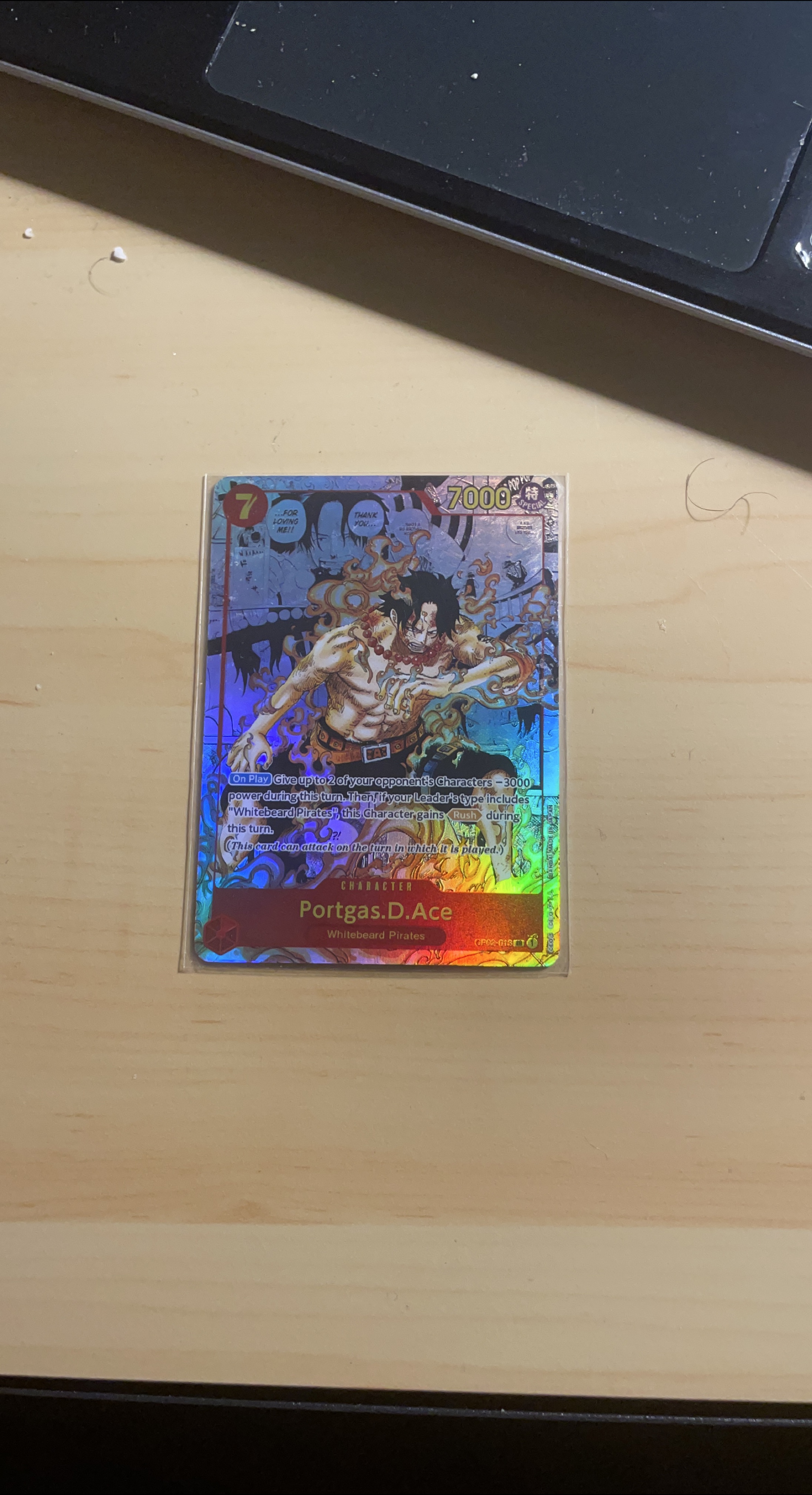 One Piece Card Game Portgas.D.Ace OP02-018 thumbnail