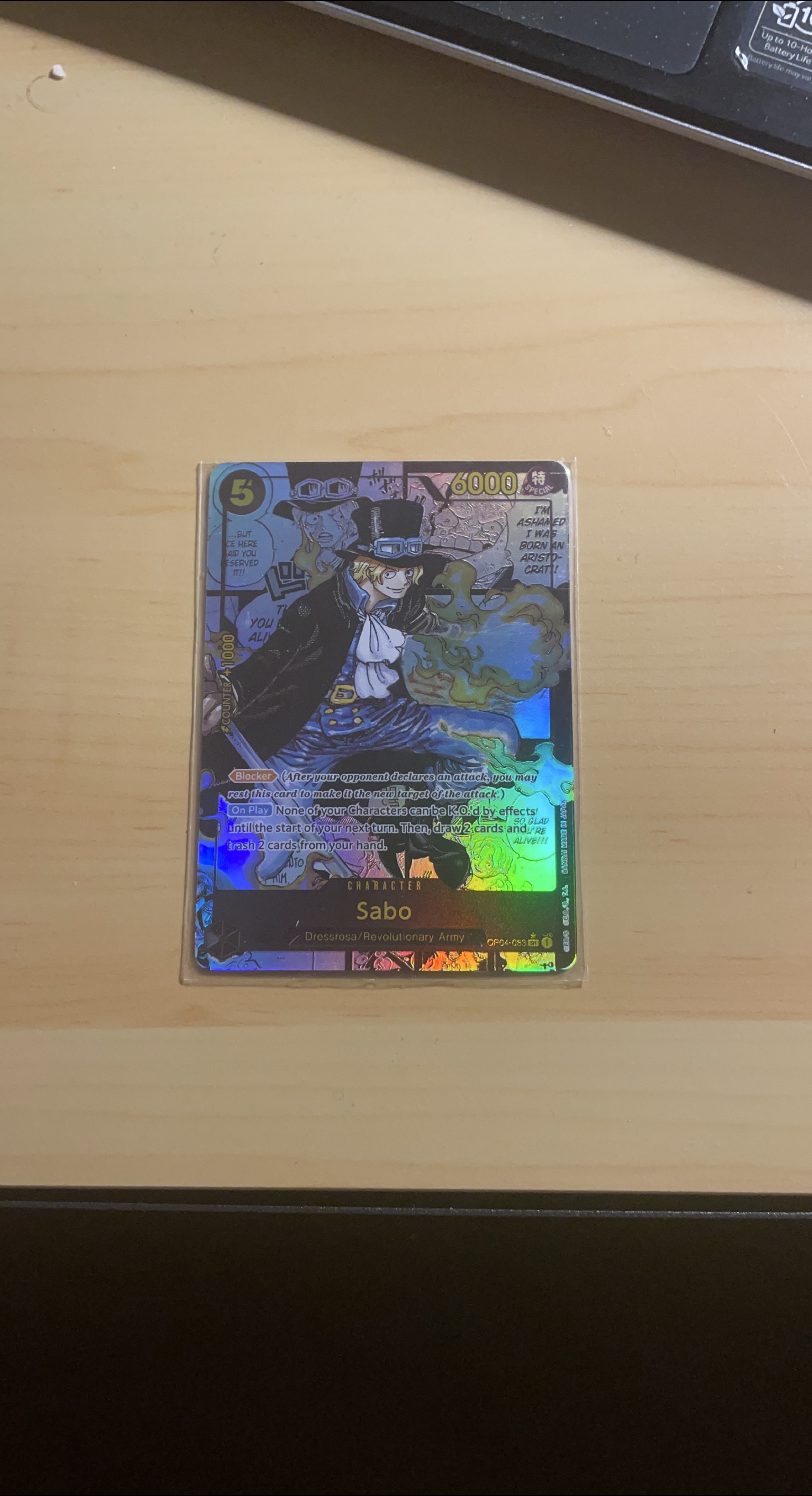 One Piece TCG Sabo OP04-083 Holo thumbnail