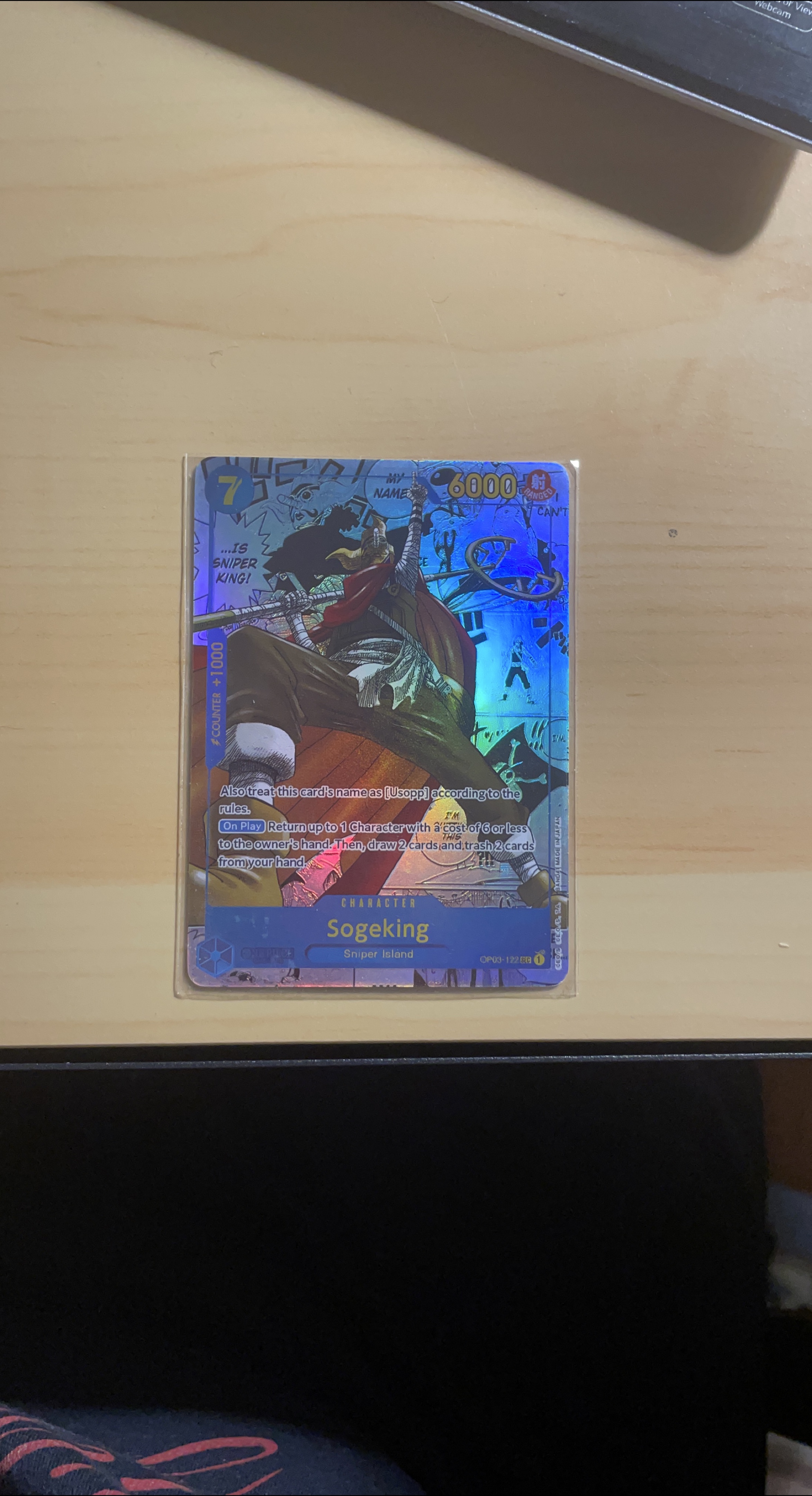 One Piece Sogeking Card OP03-122EG thumbnail