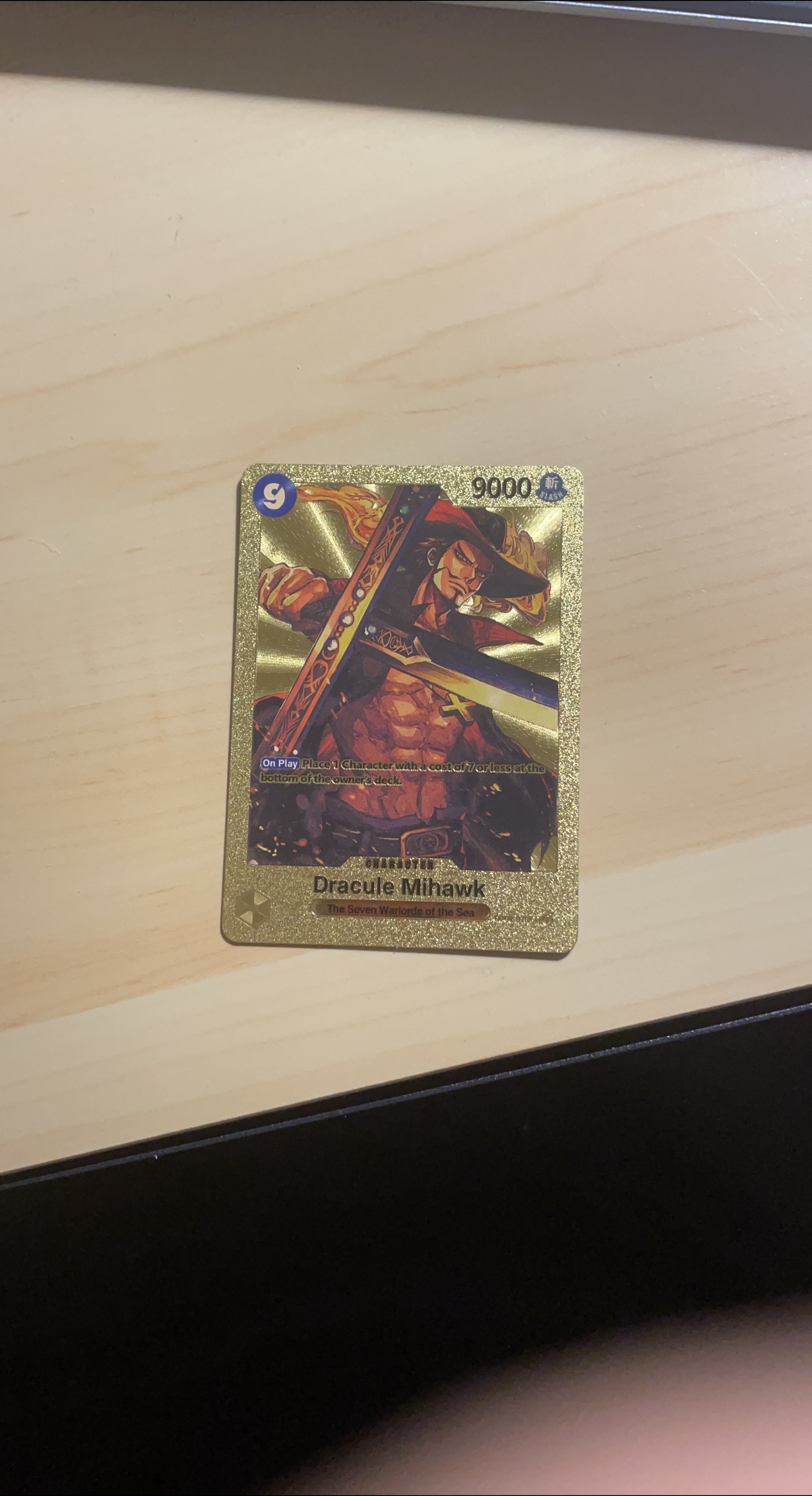 Dracule Mihawk One Piece Card thumbnail