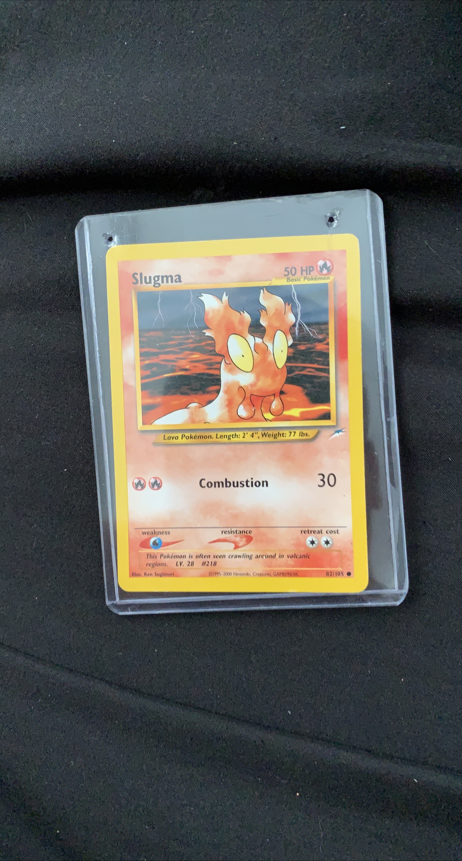 Slugma Pokémon Card🧡 thumbnail