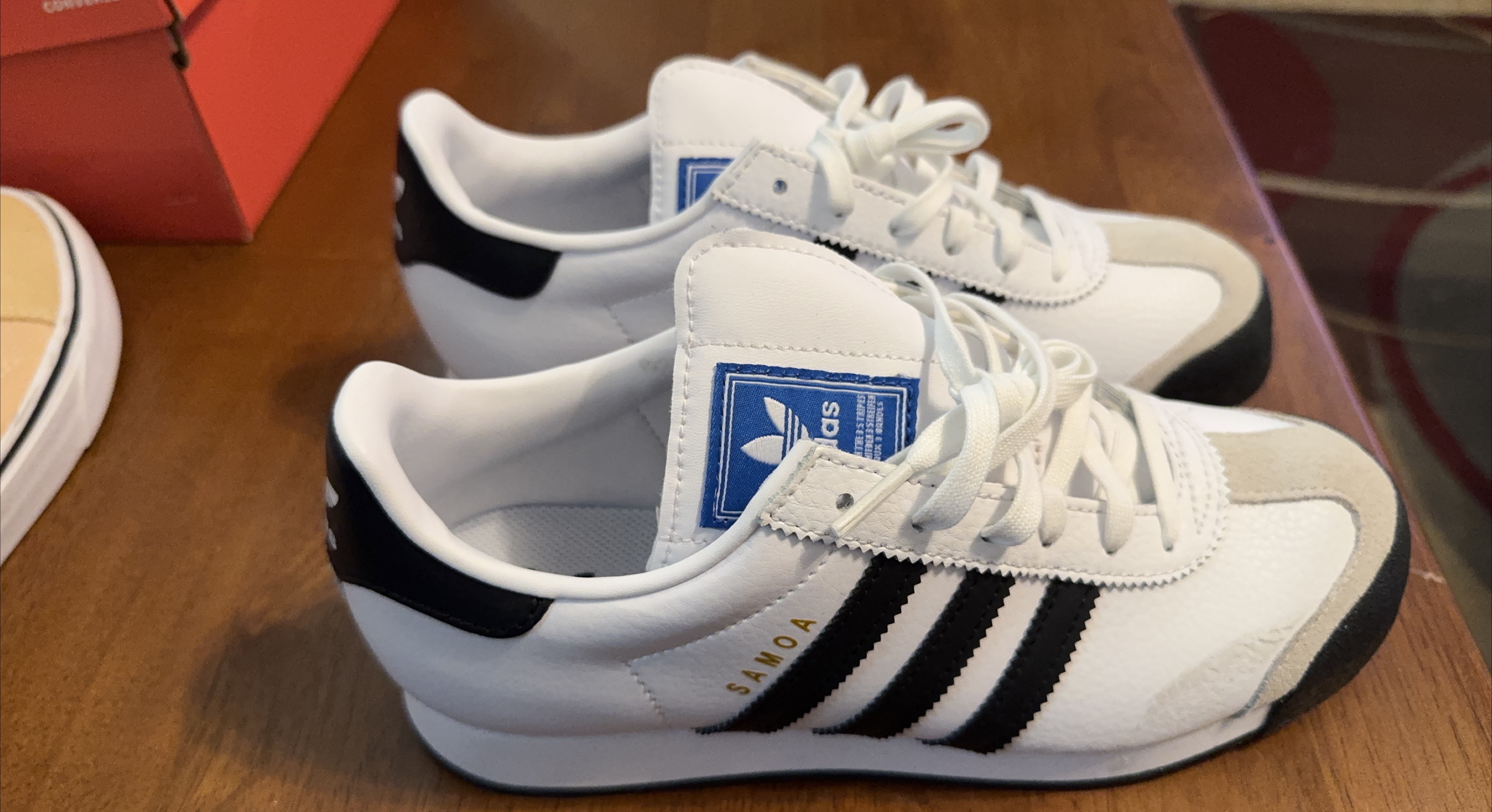 Adidas Samoa White/Black Sneakers thumbnail