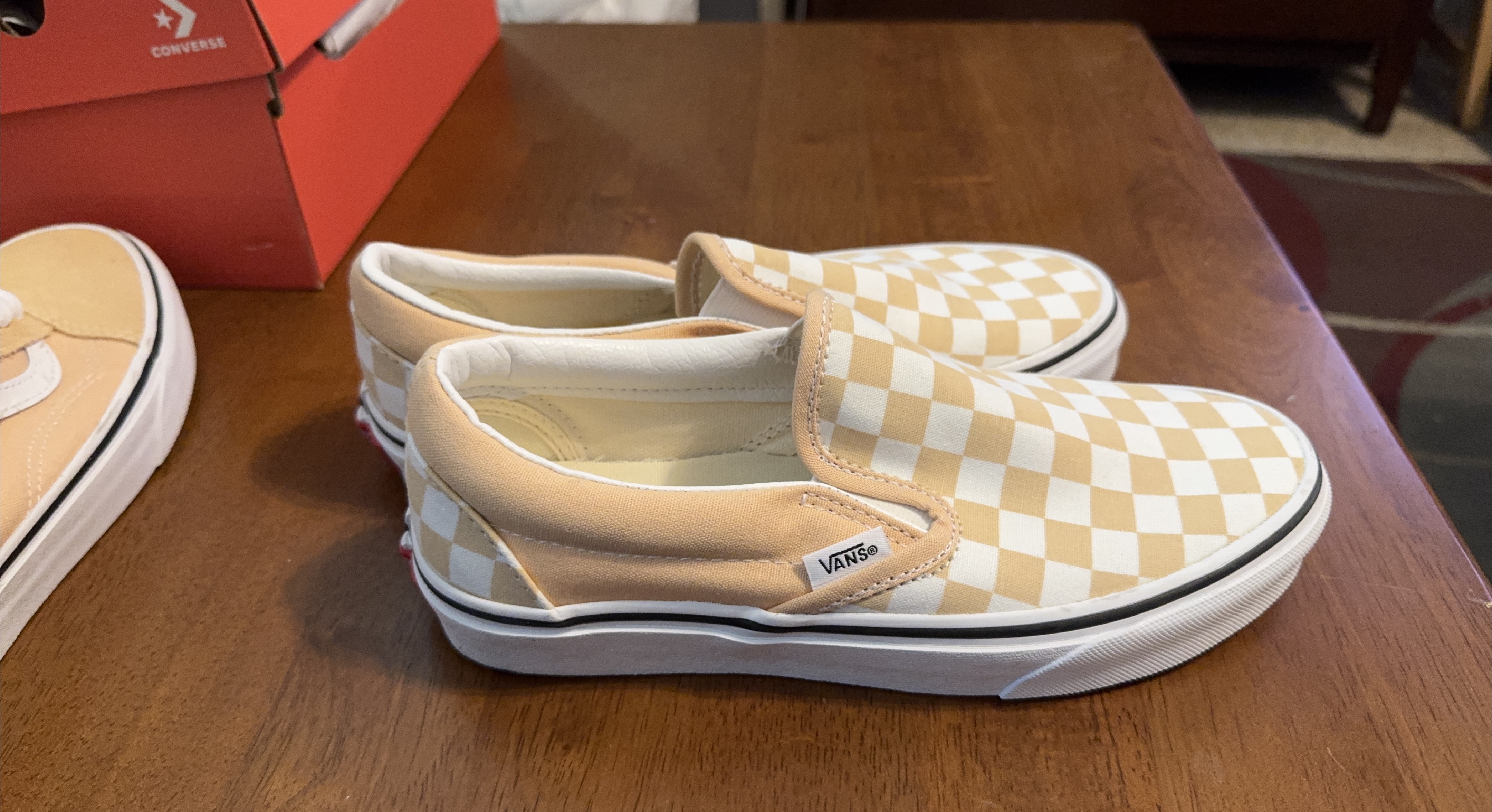 Vans Classic Slip-On Checkerboard Shoes thumbnail