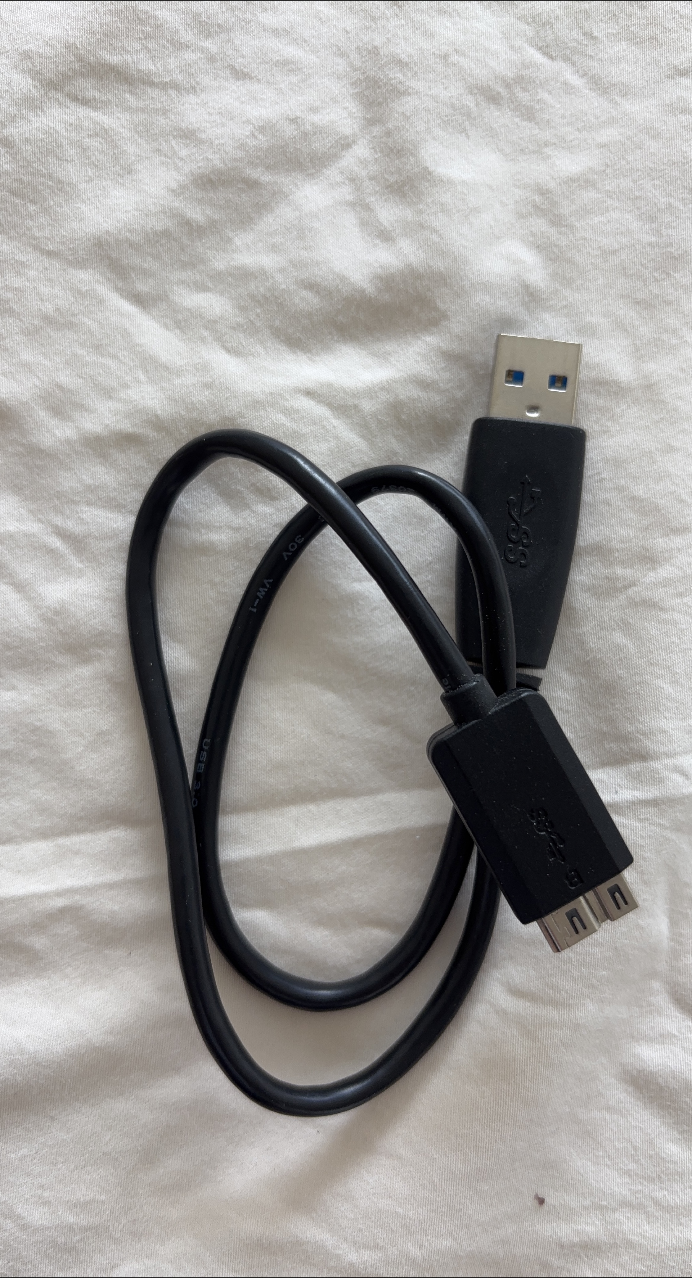 USB 3.0 A to Micro-B Cable - Black thumbnail