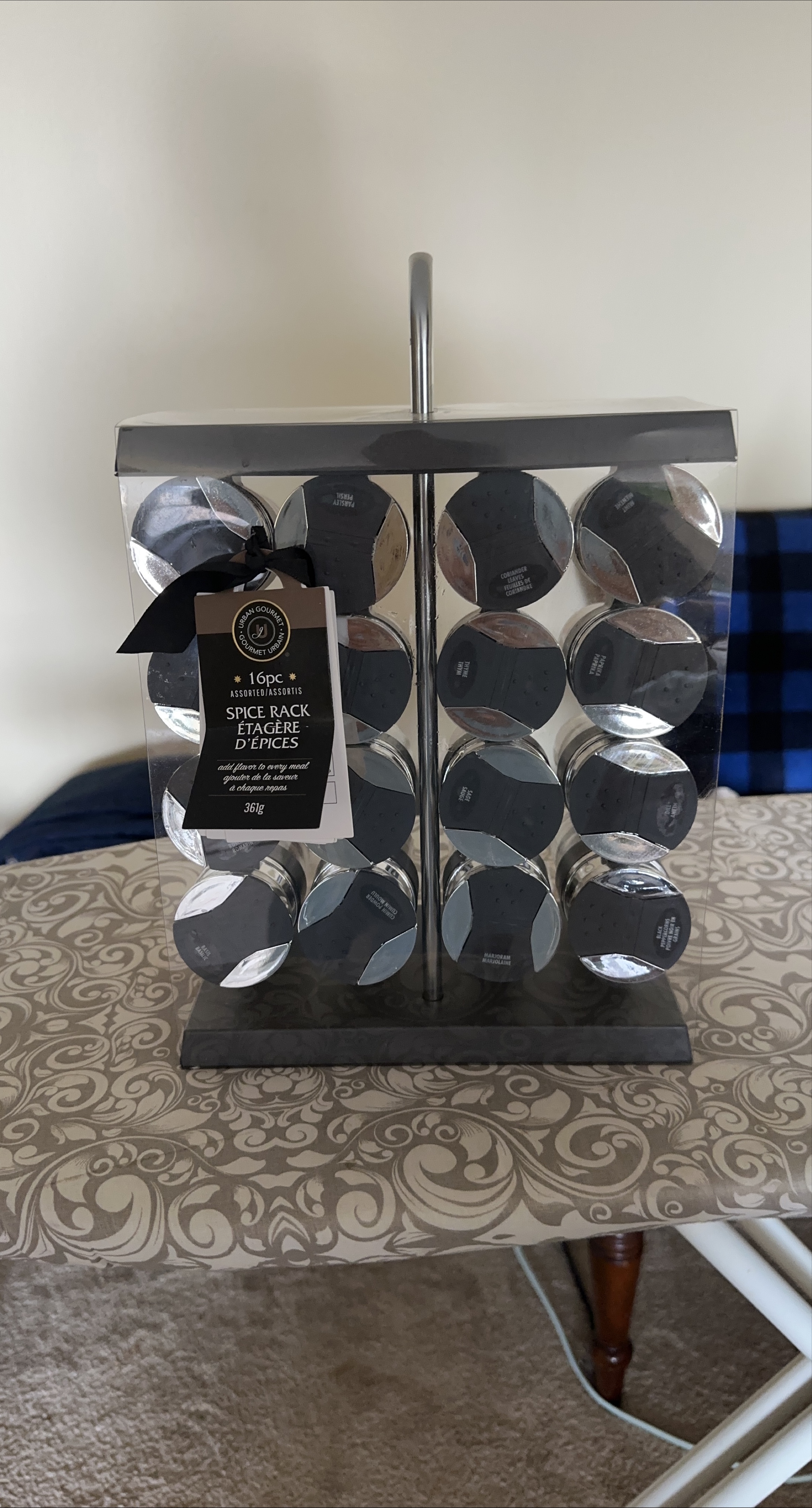 Urban Gourmet 16pc Spice Rack - New in Box!