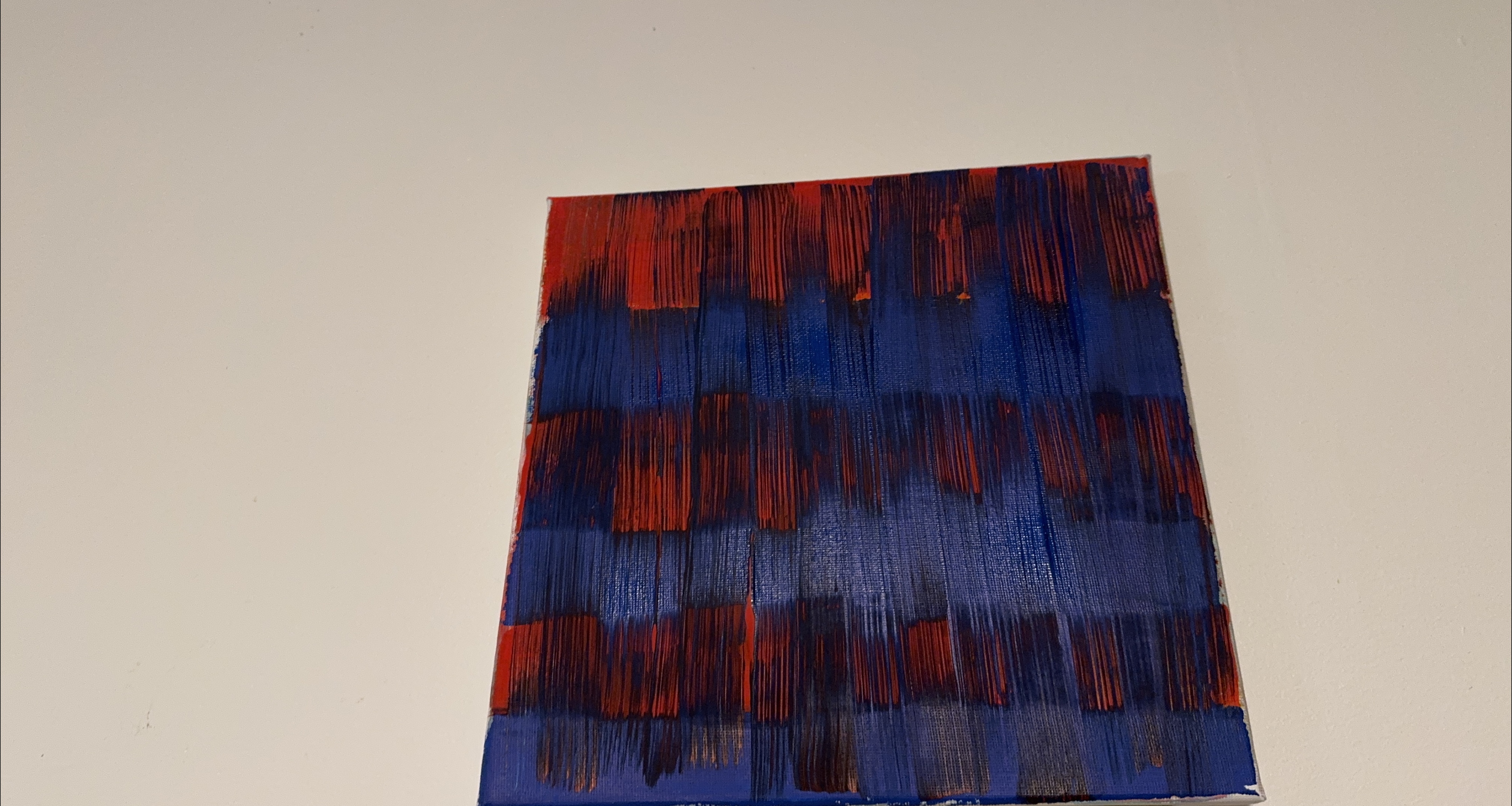 Abstract Painting - Red and Blue thumbnail