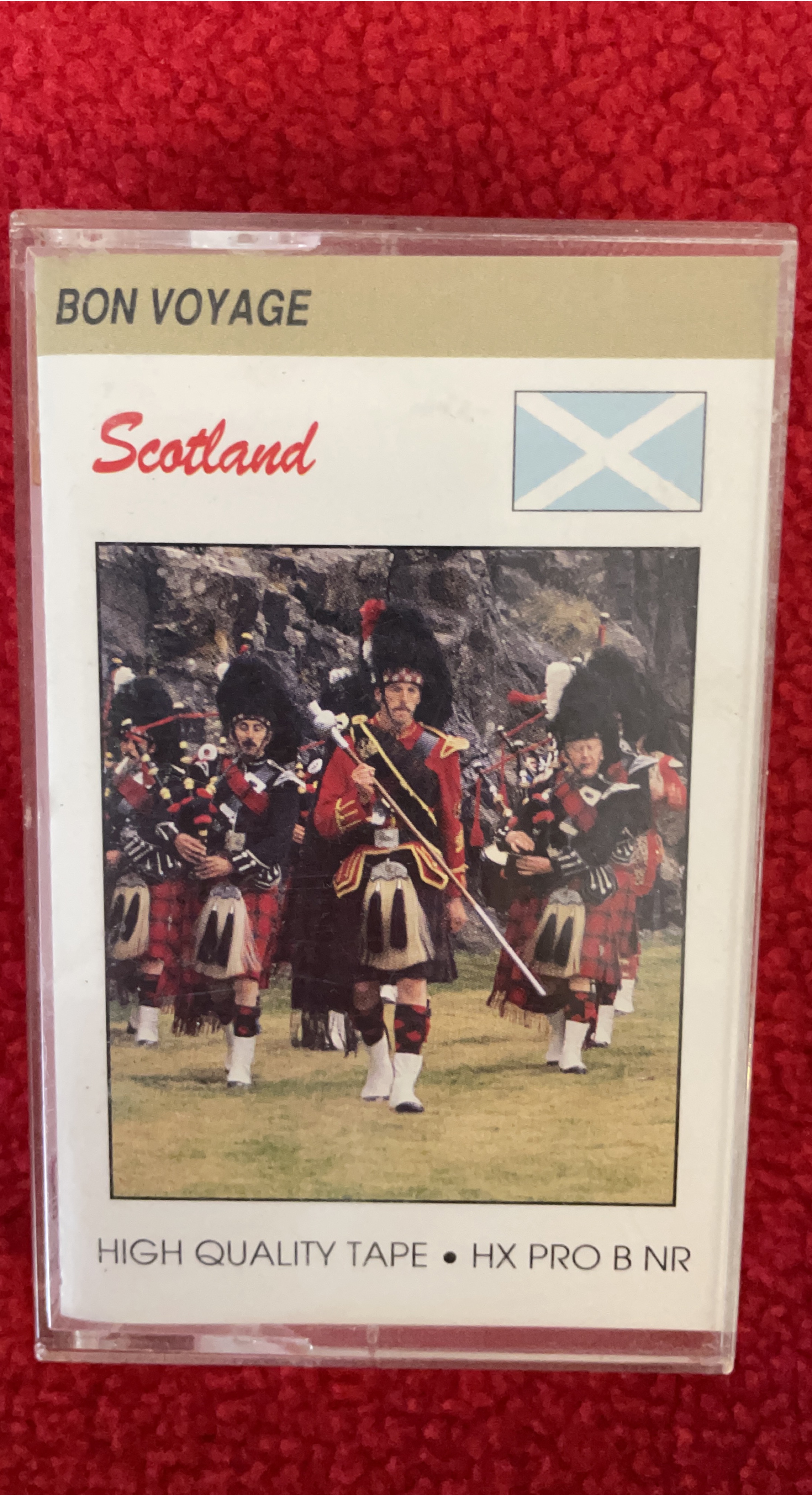 Bon Voyage Scotland Cassette Tape thumbnail