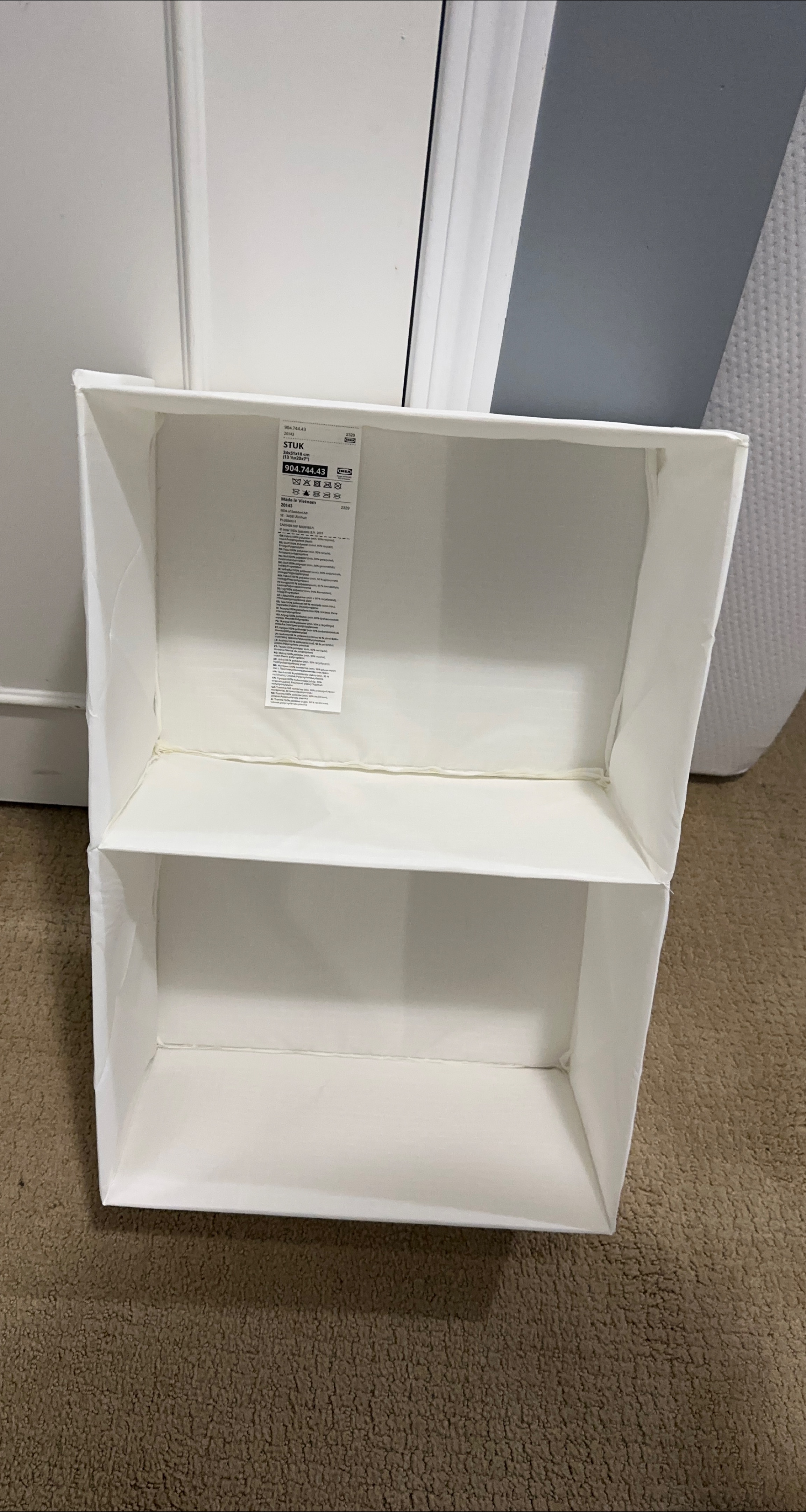 IKEA STUK Storage Case, White thumbnail