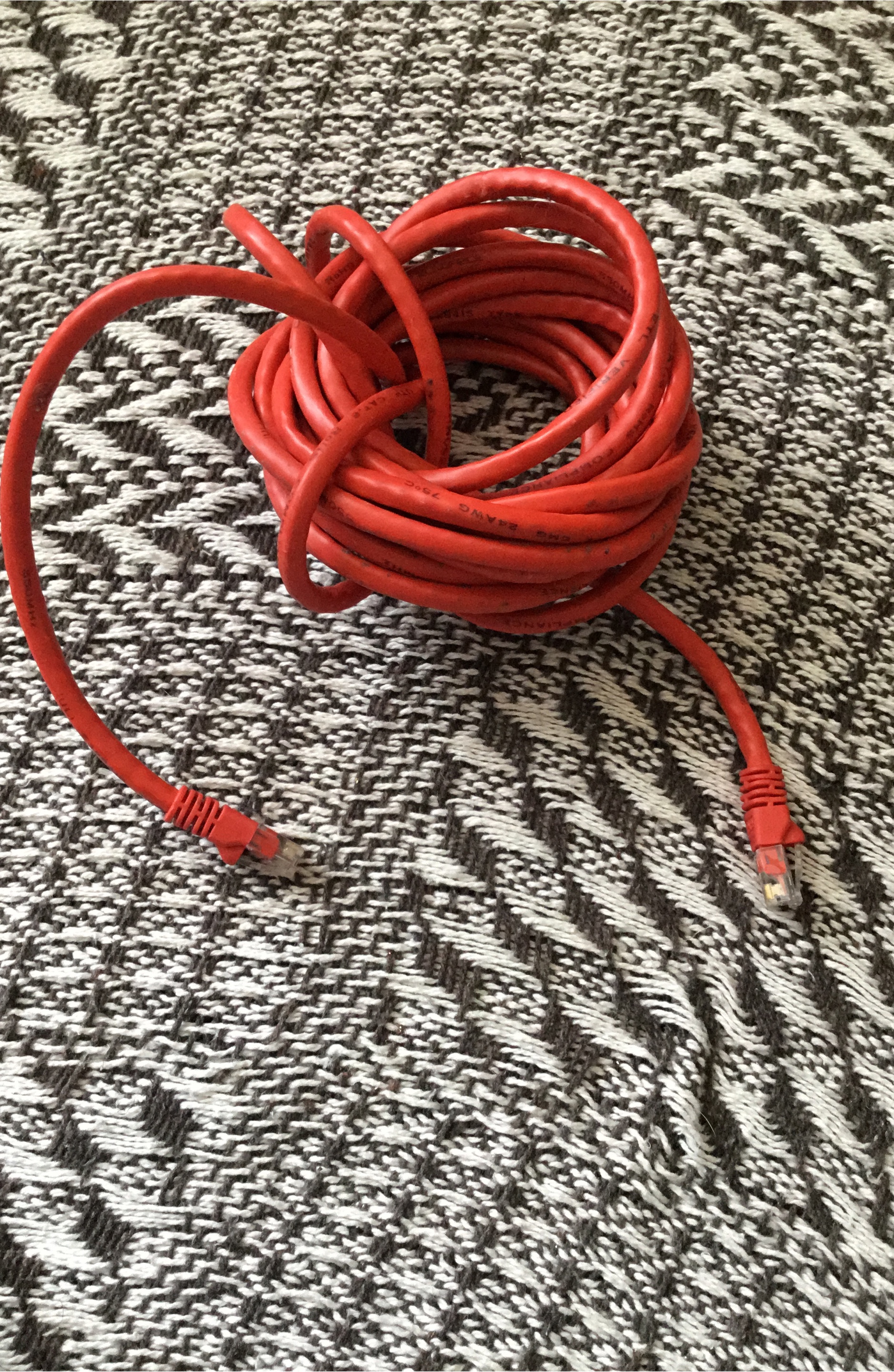 Red Cat.6 Ethernet Cable thumbnail