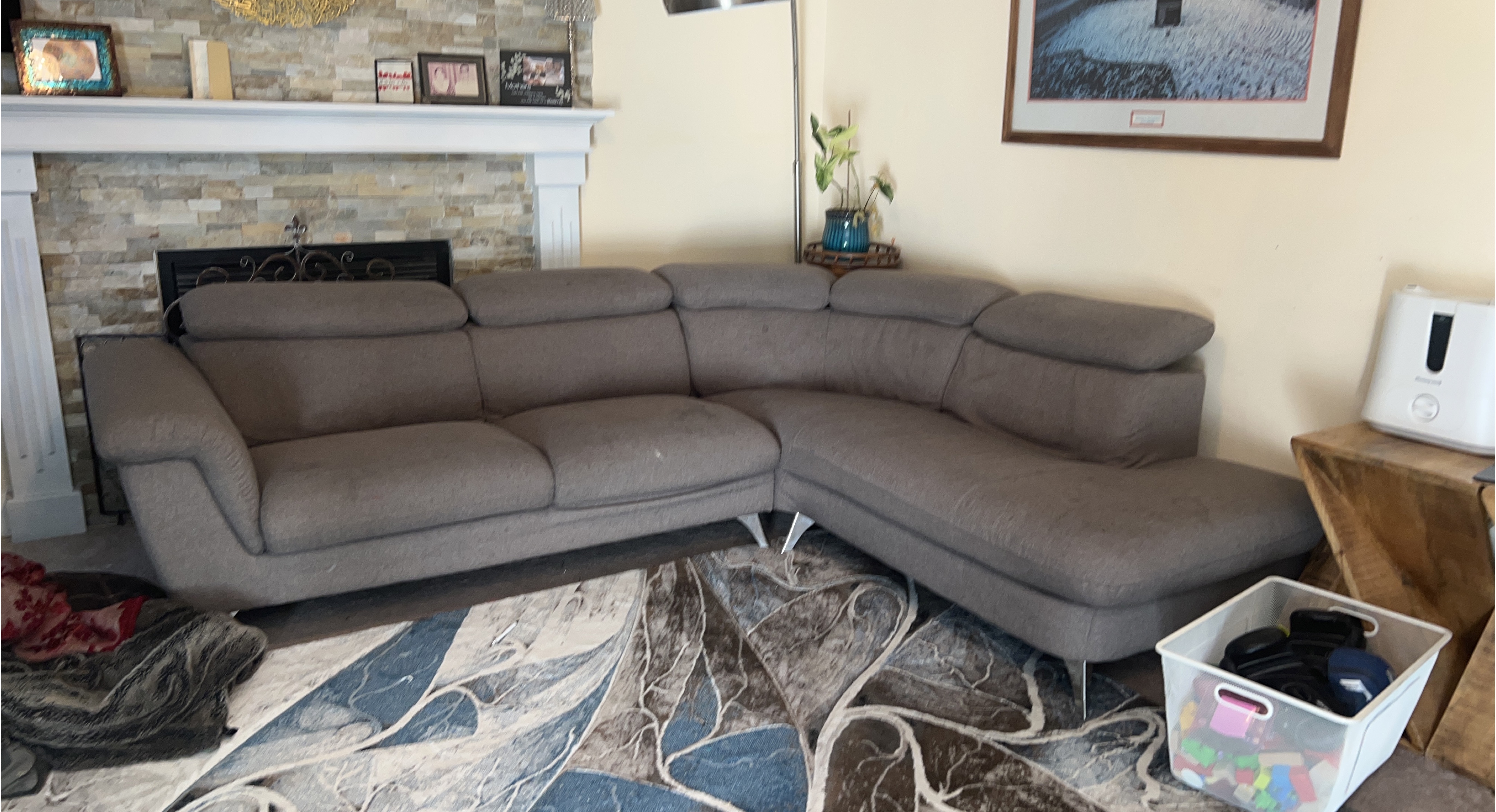 Grey Sectional Sofa