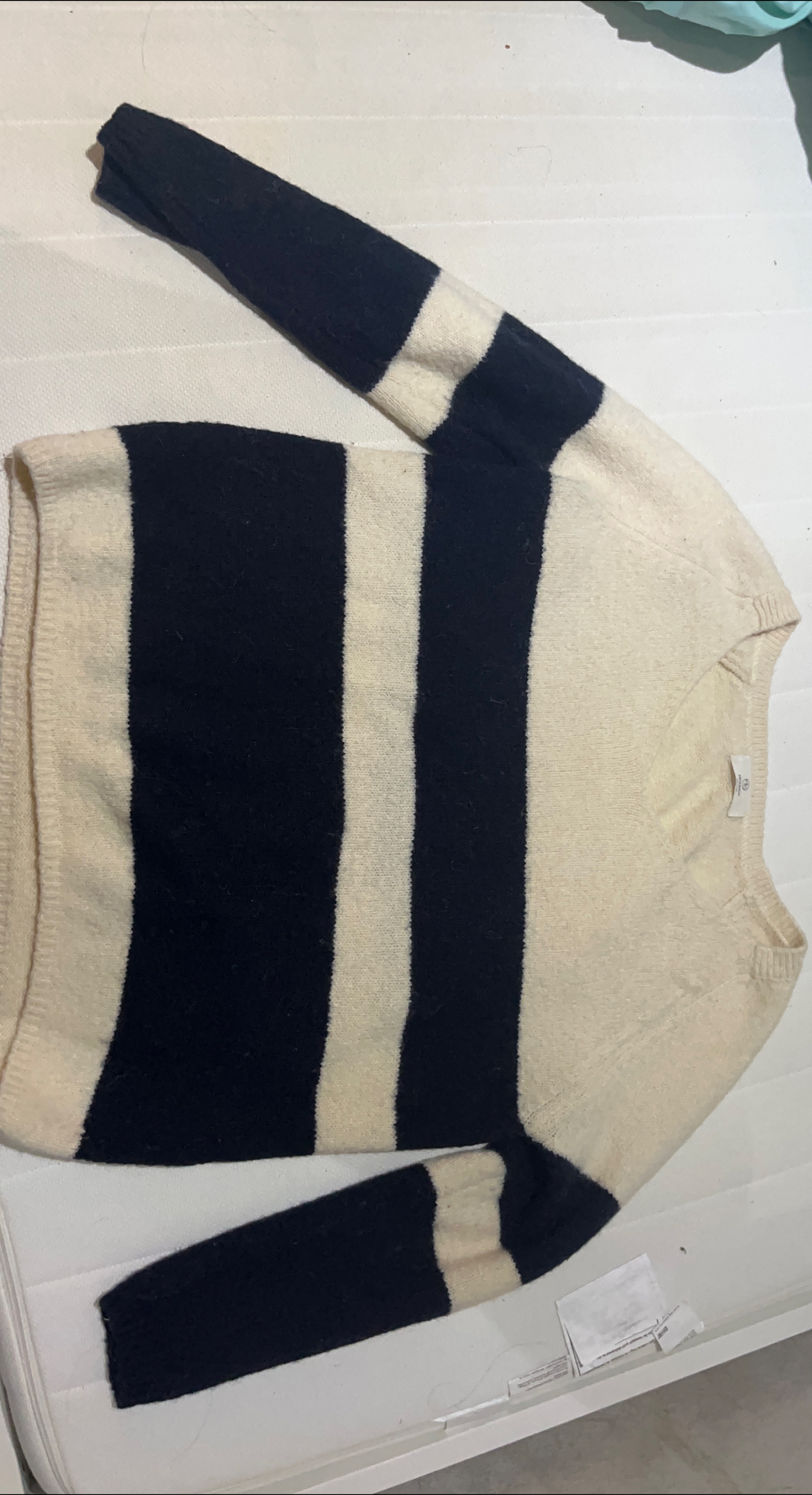 Striped Wool Blend Sweater thumbnail
