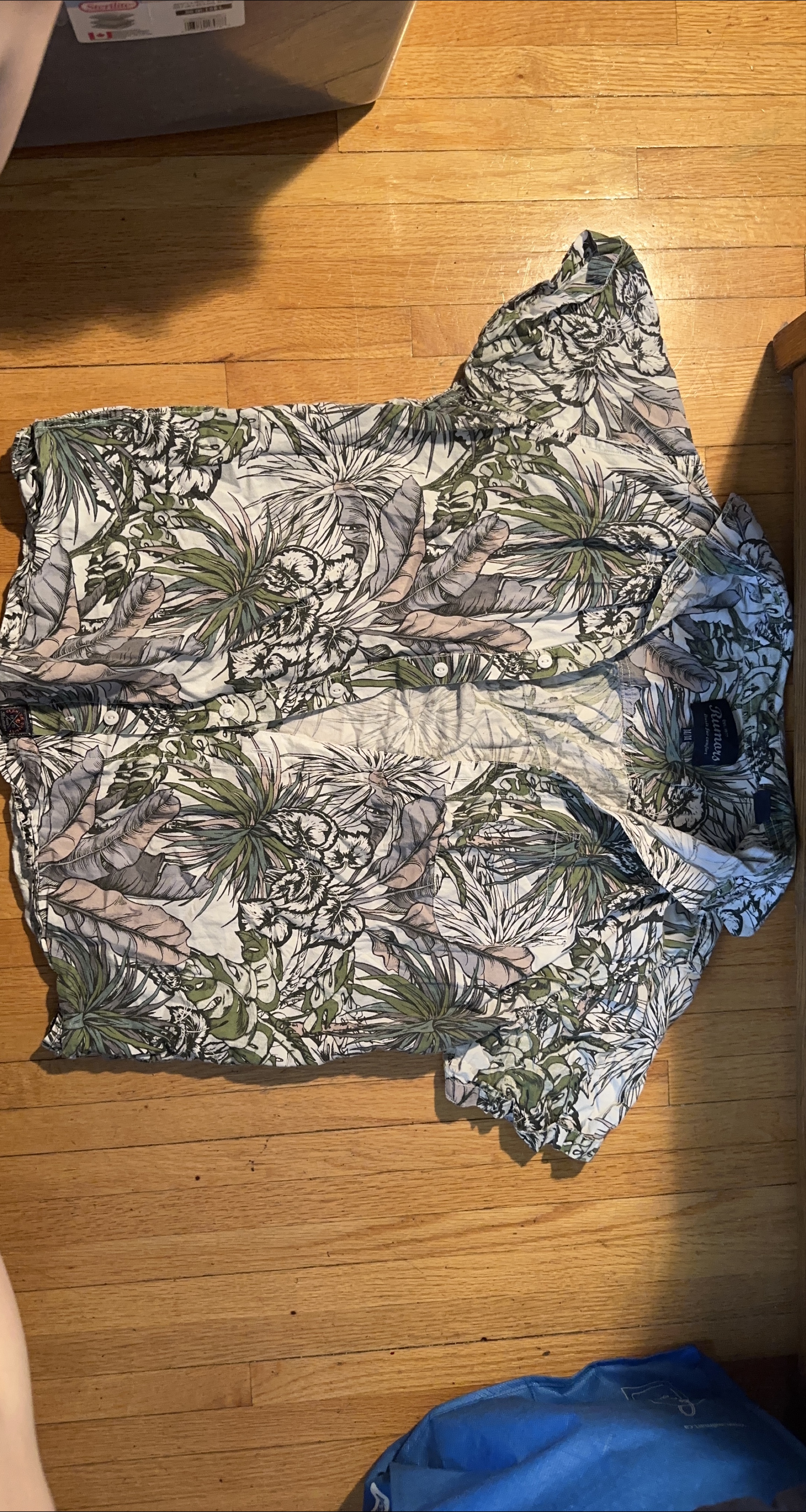 Rumors Floral Print Shirt - M/M thumbnail