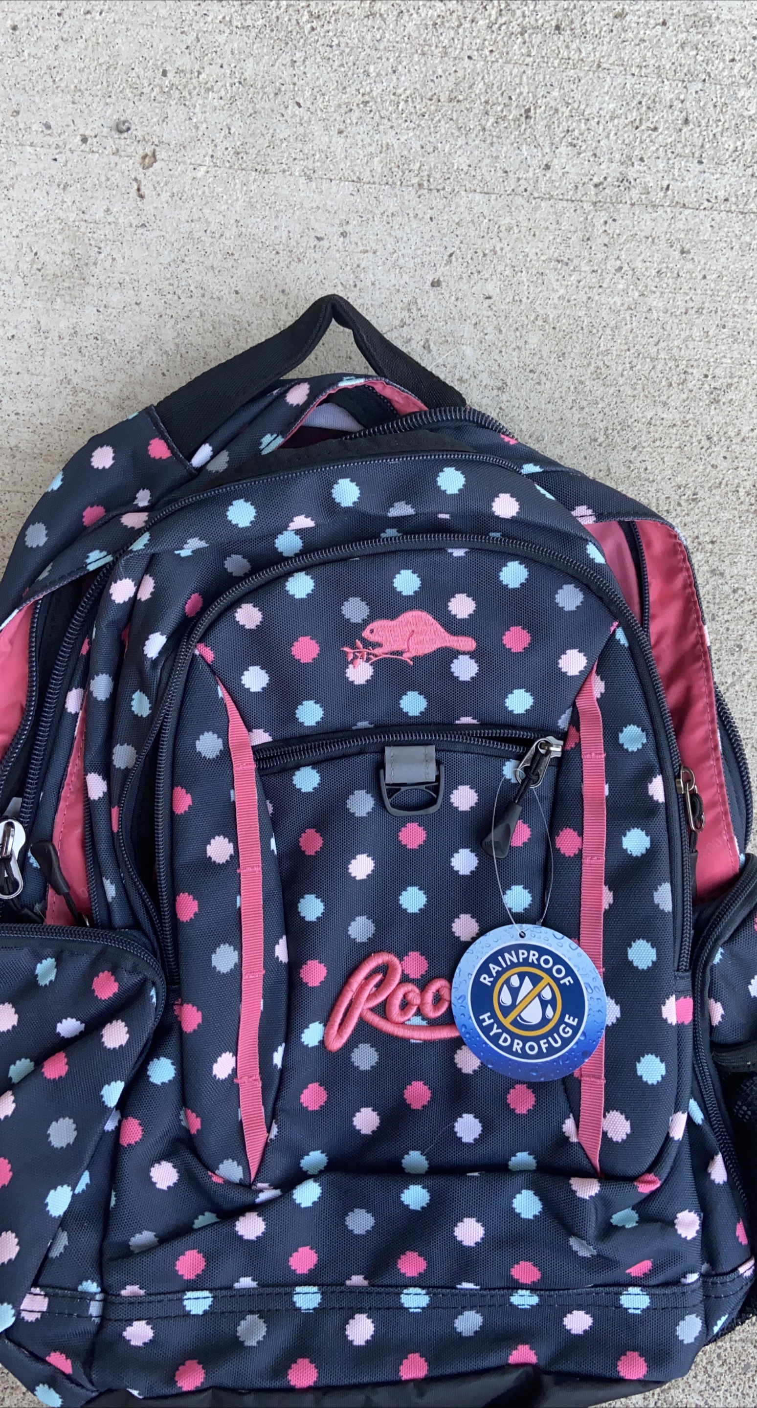 Roots Kids Backpack - Polka Dot Design thumbnail