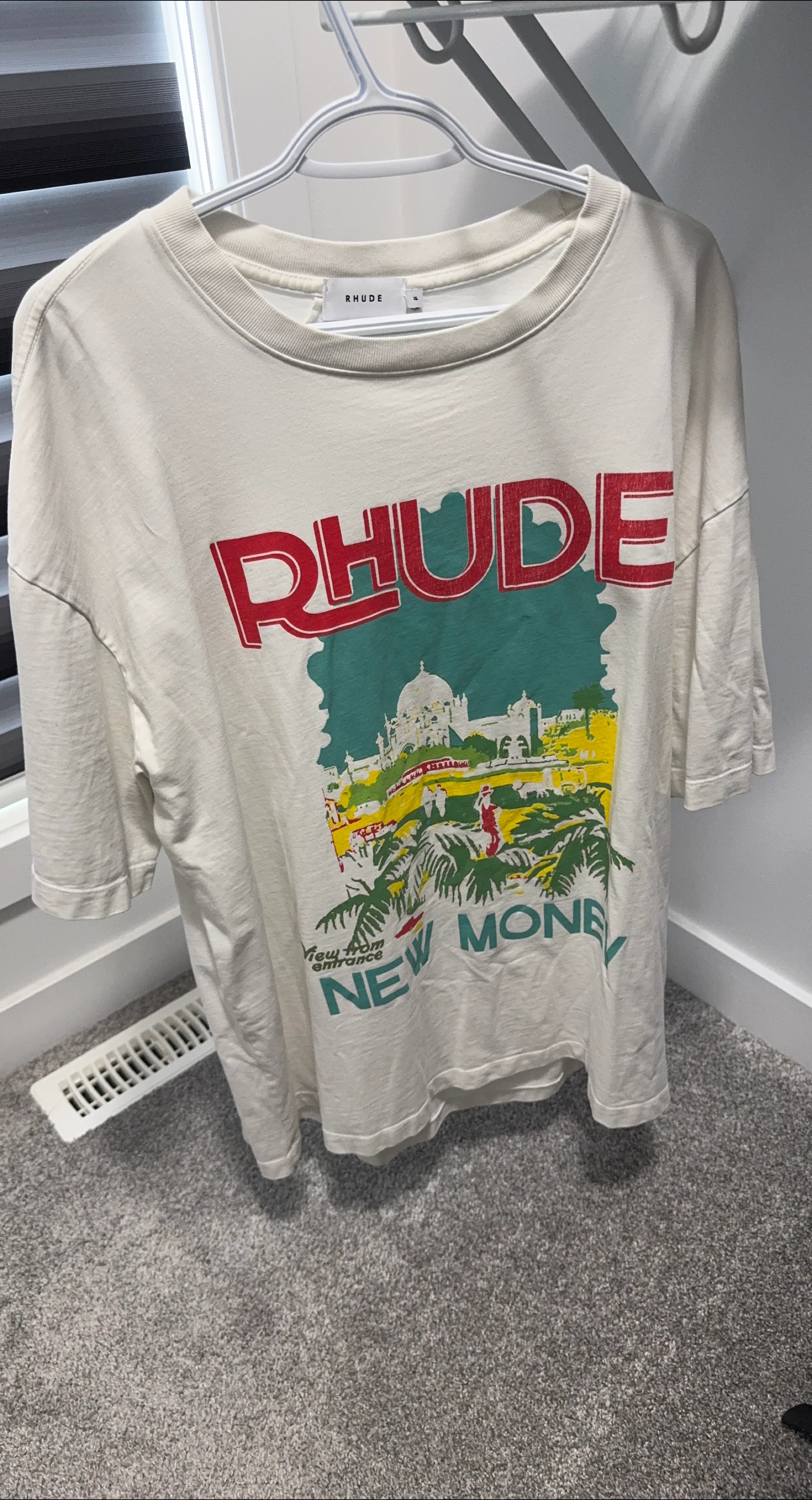Rhude New Money Graphic T-Shirt - Size L