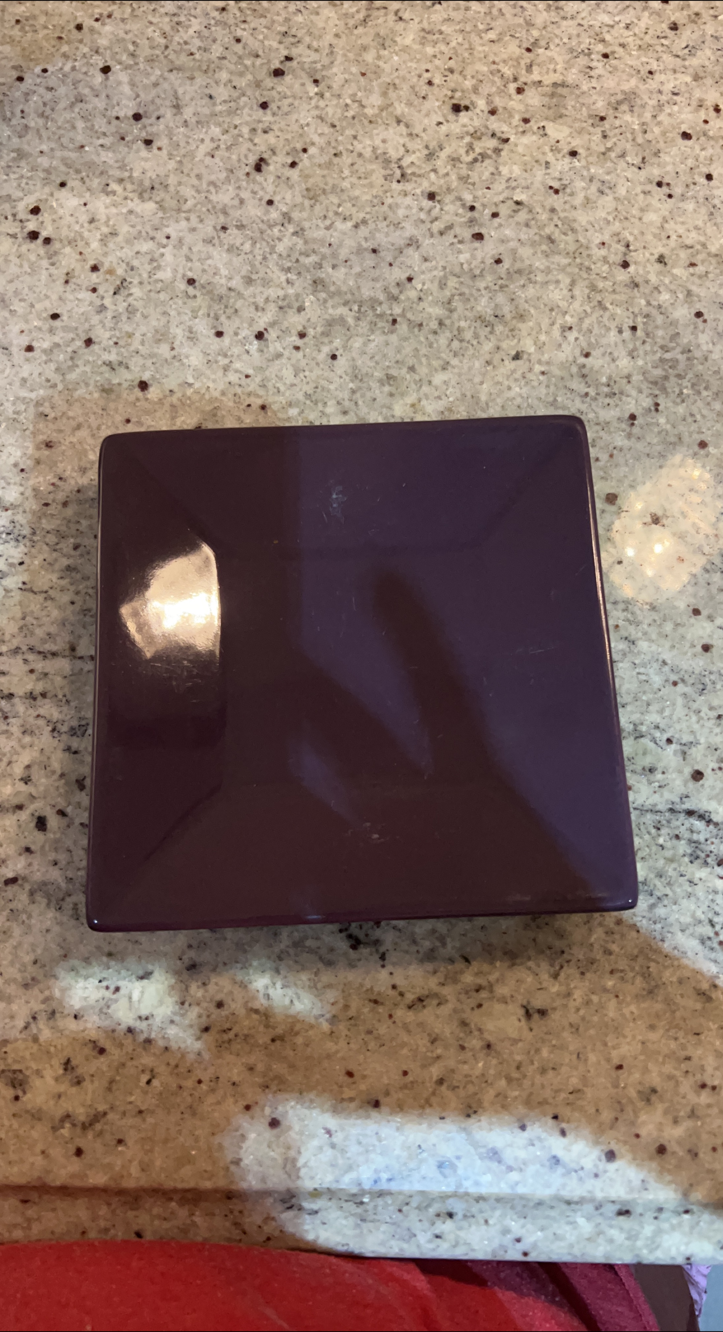 🧡 Bingo - Square Purple Plate thumbnail