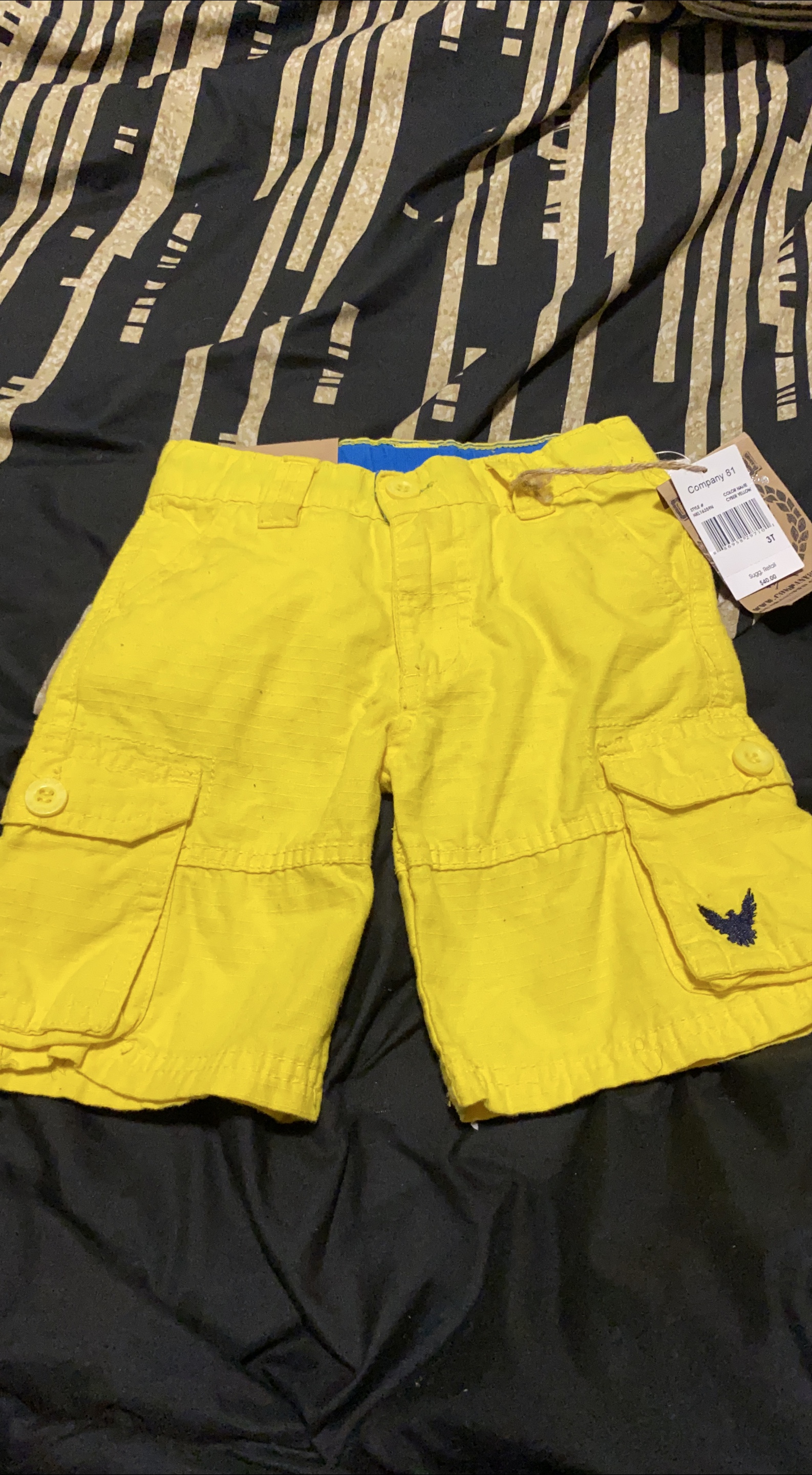 Company 81 Yellow Shorts - Size 3T thumbnail