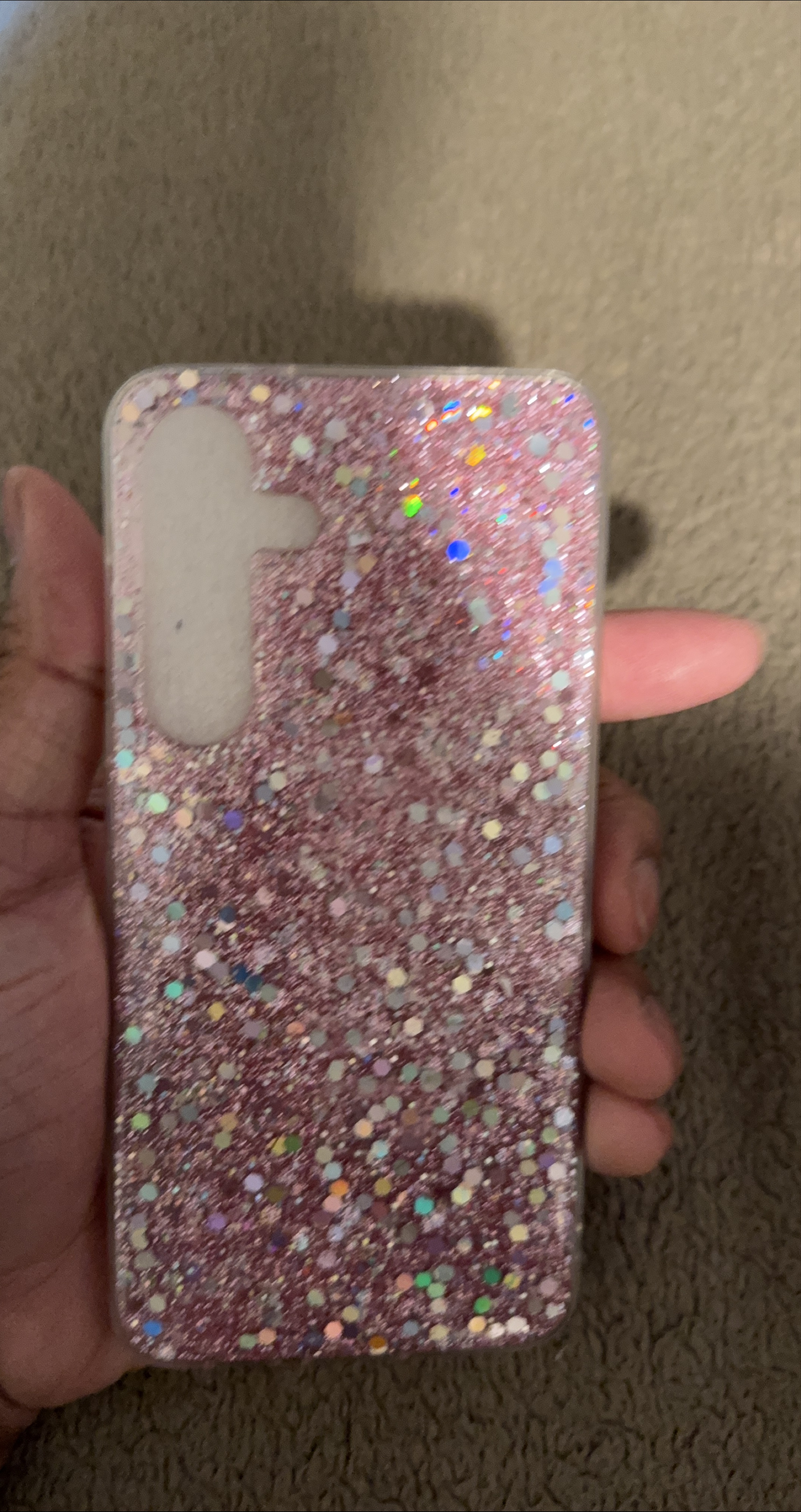 Sparkly Pink Phone Case thumbnail