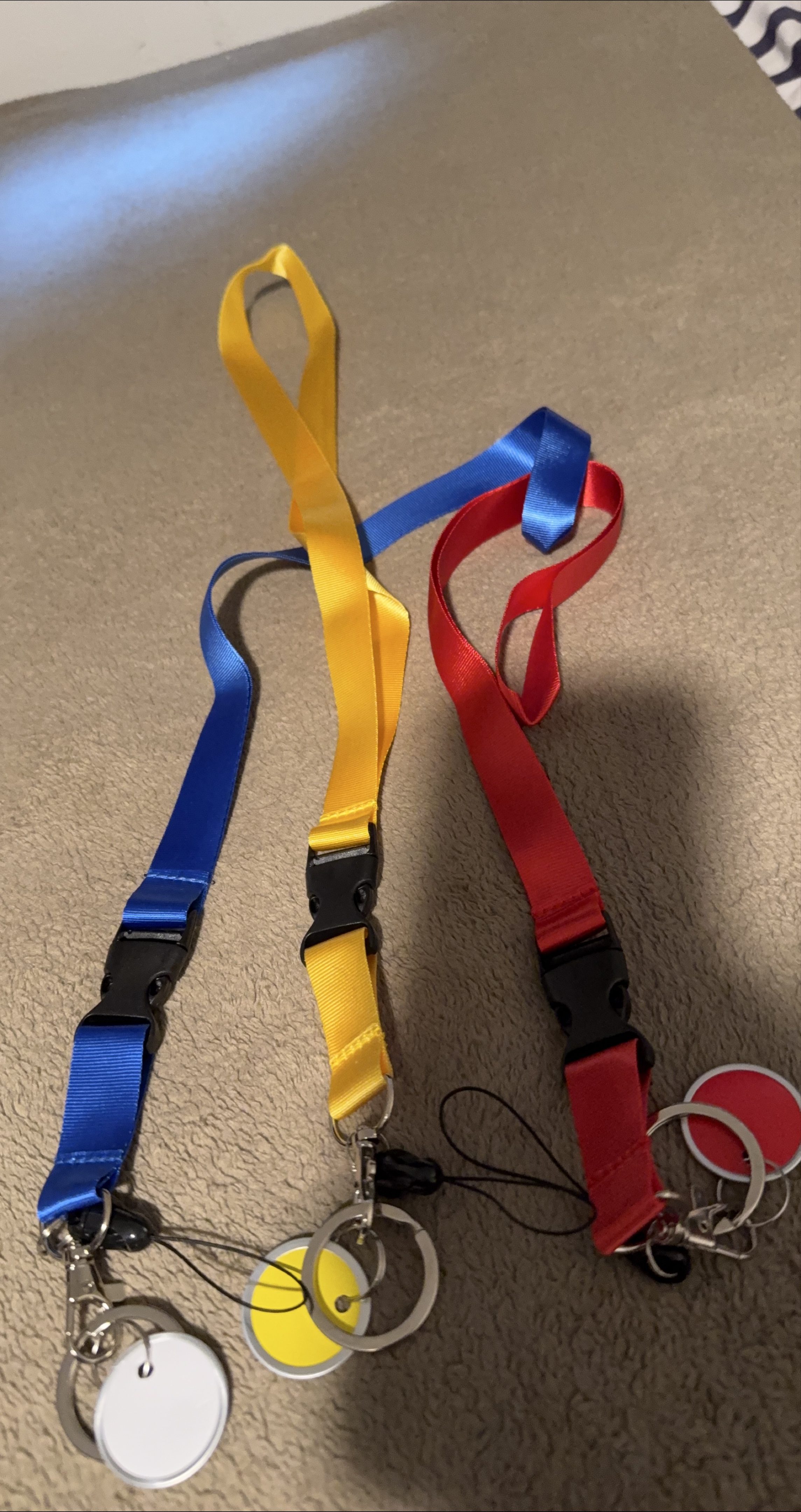 Lanyards - Blue, Yellow, Red thumbnail
