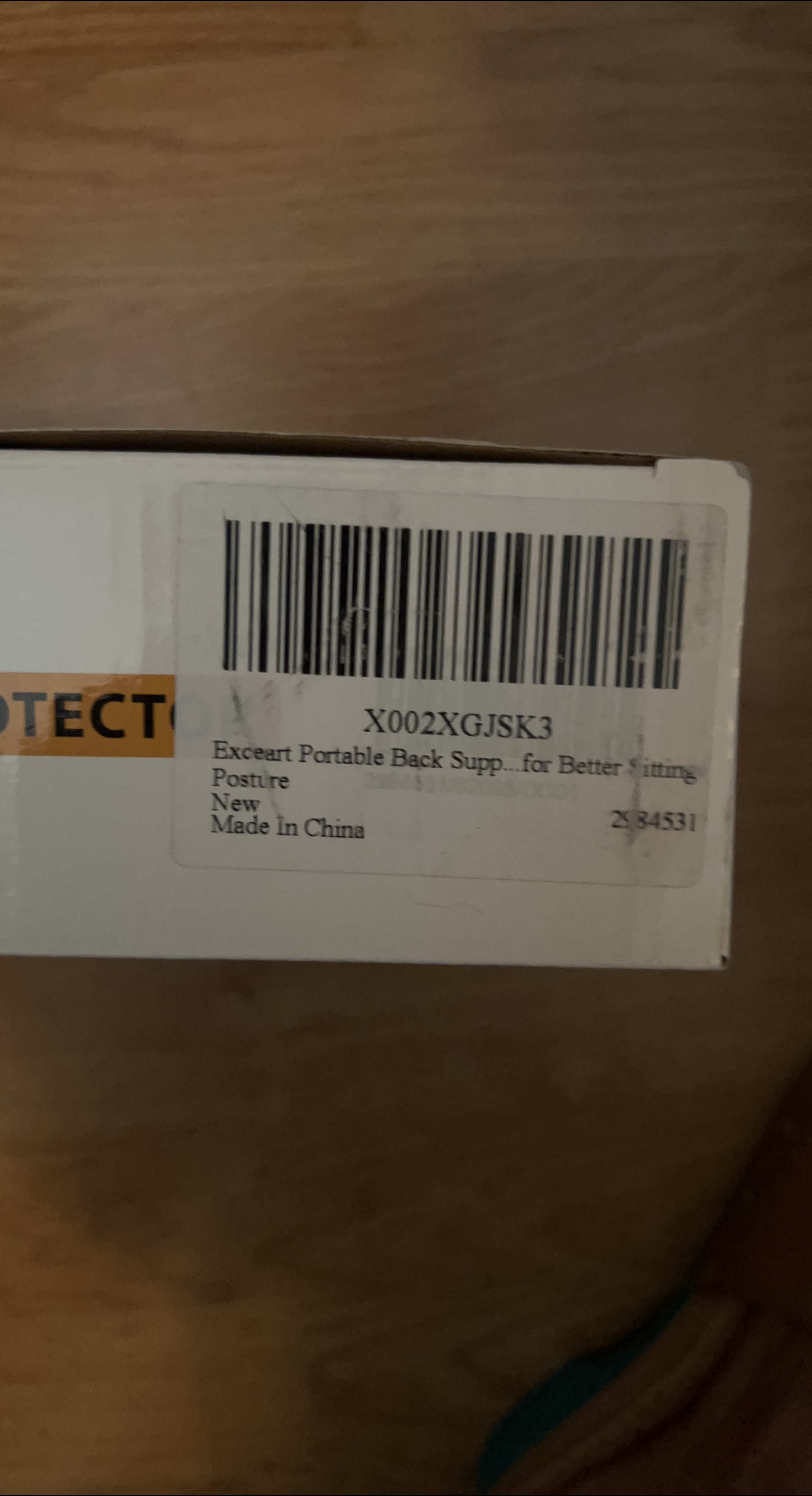 New Exceart Portable Back Support for Better Sitting thumbnail