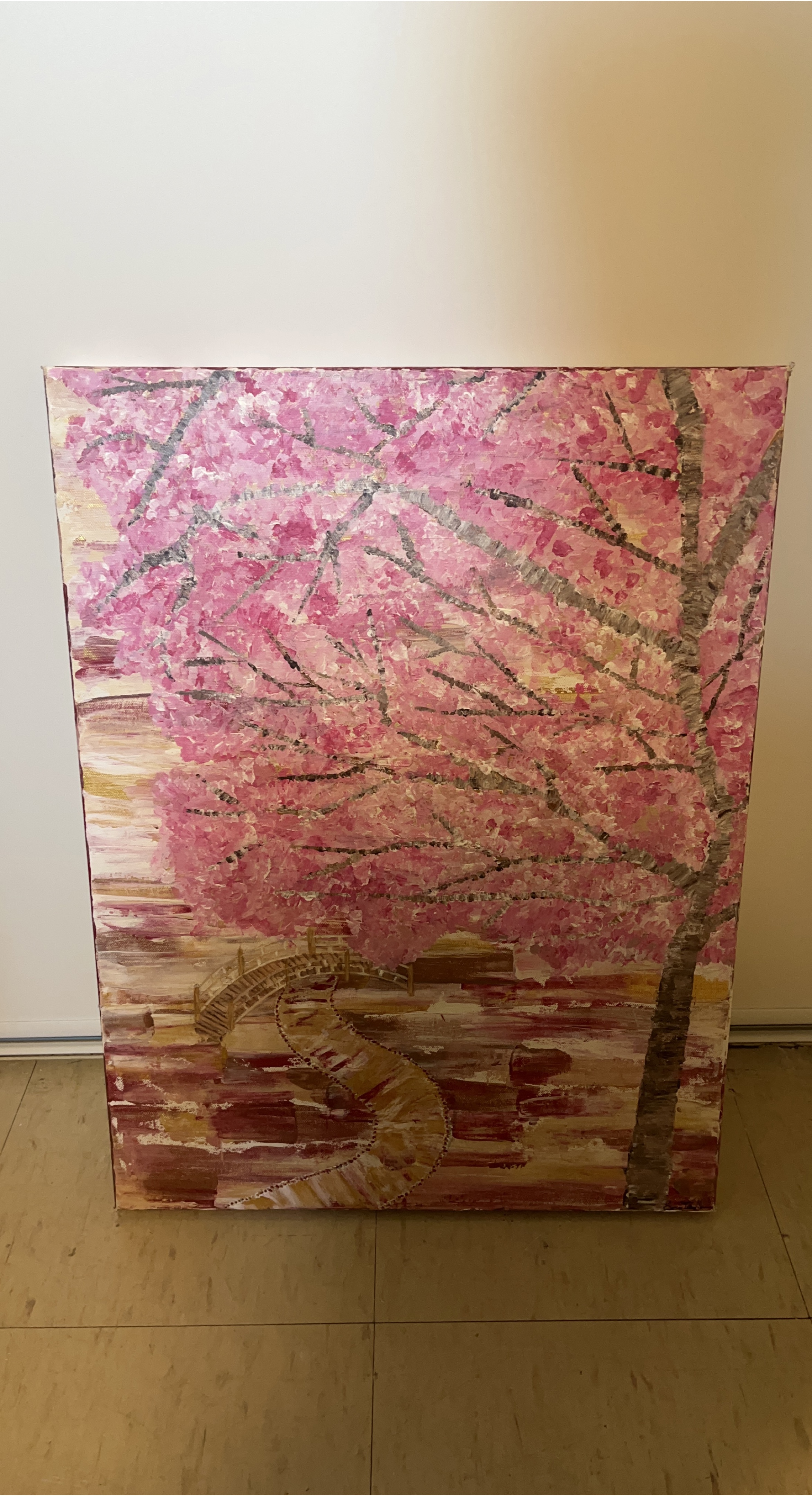 Cherry Blossom Tree Painting thumbnail