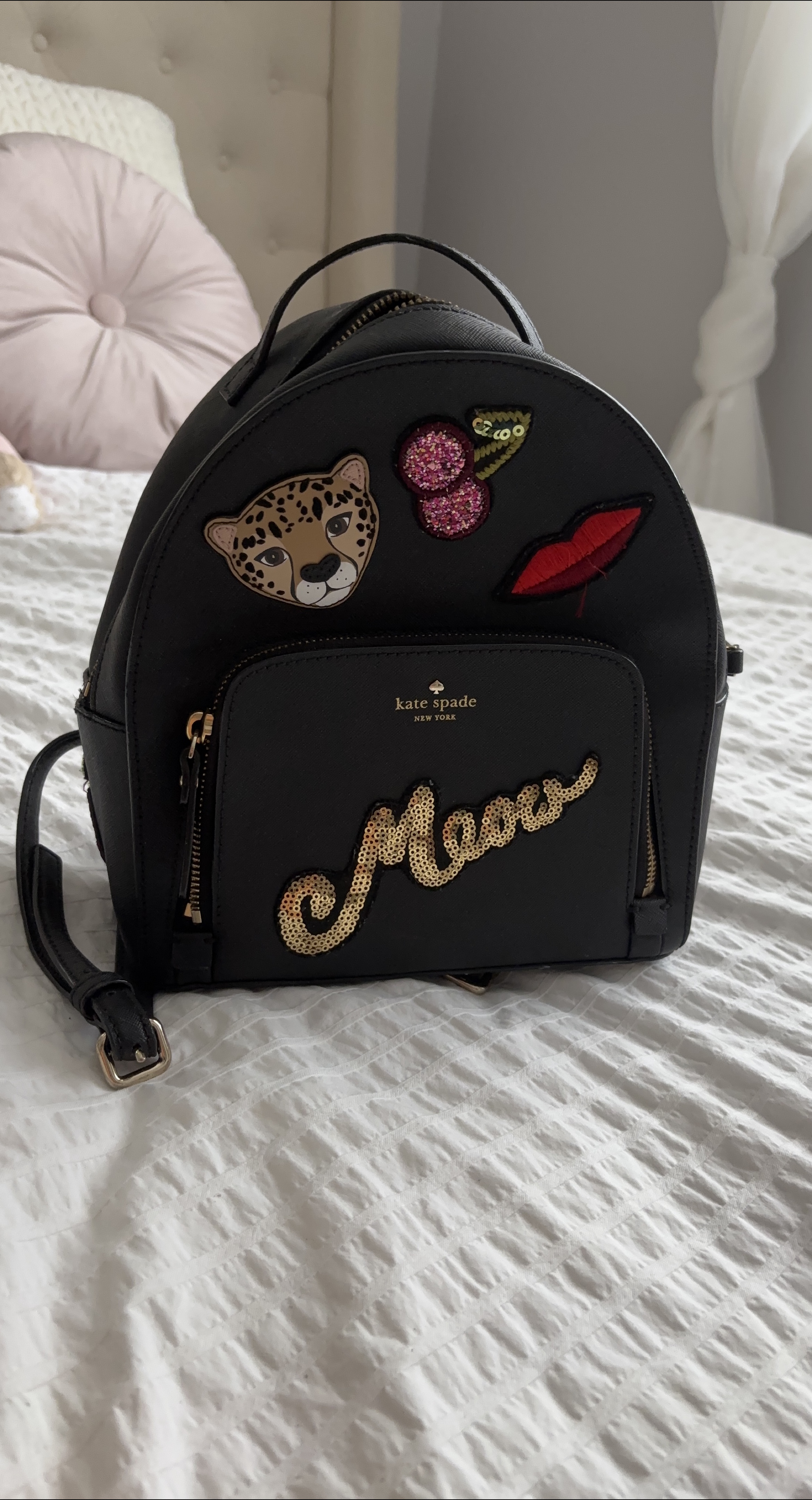 Kate Spade Black Backpack thumbnail