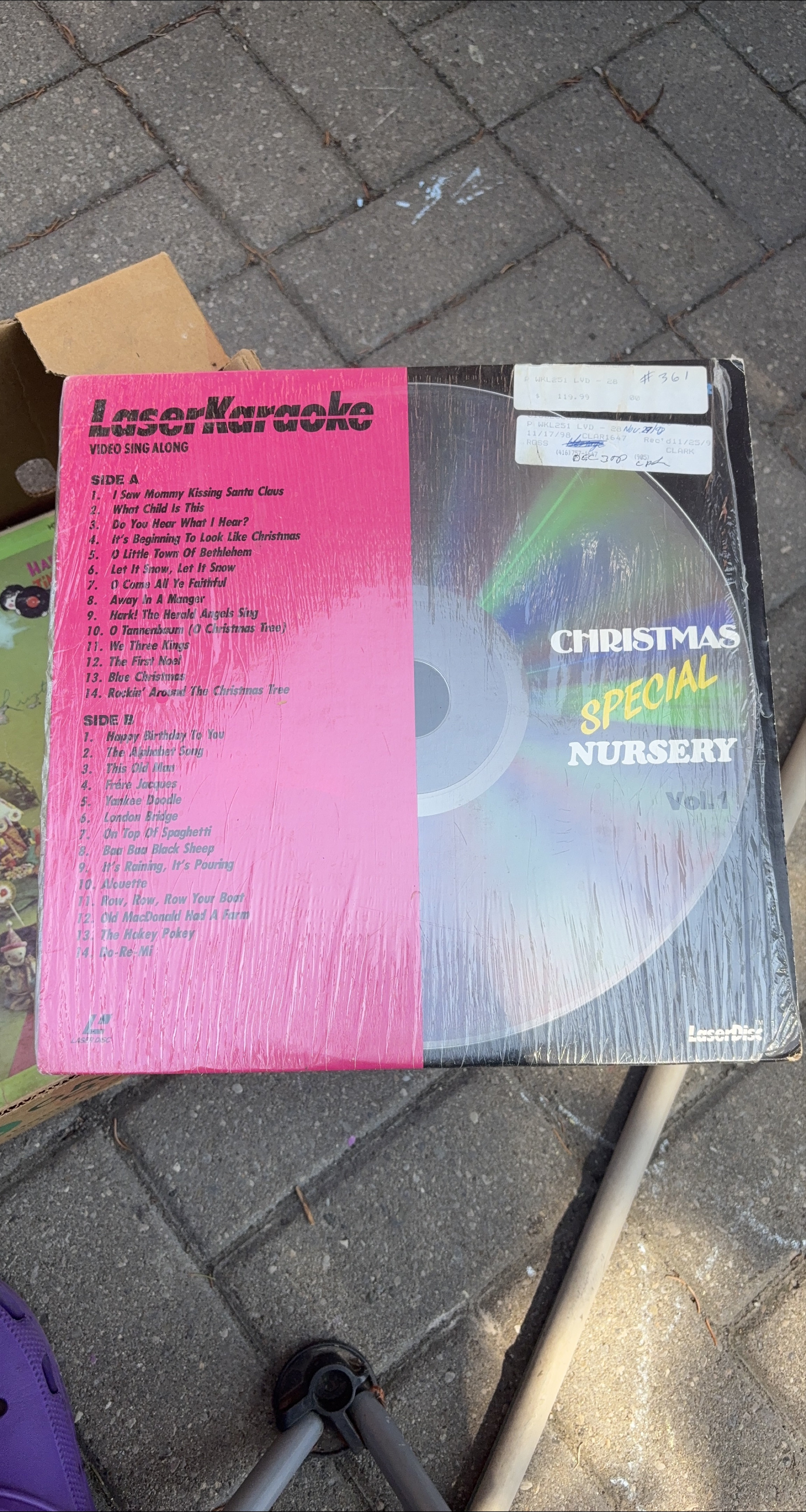 LaserKaraoke Christmas Special Nursery Vol. 1 LaserDisc thumbnail