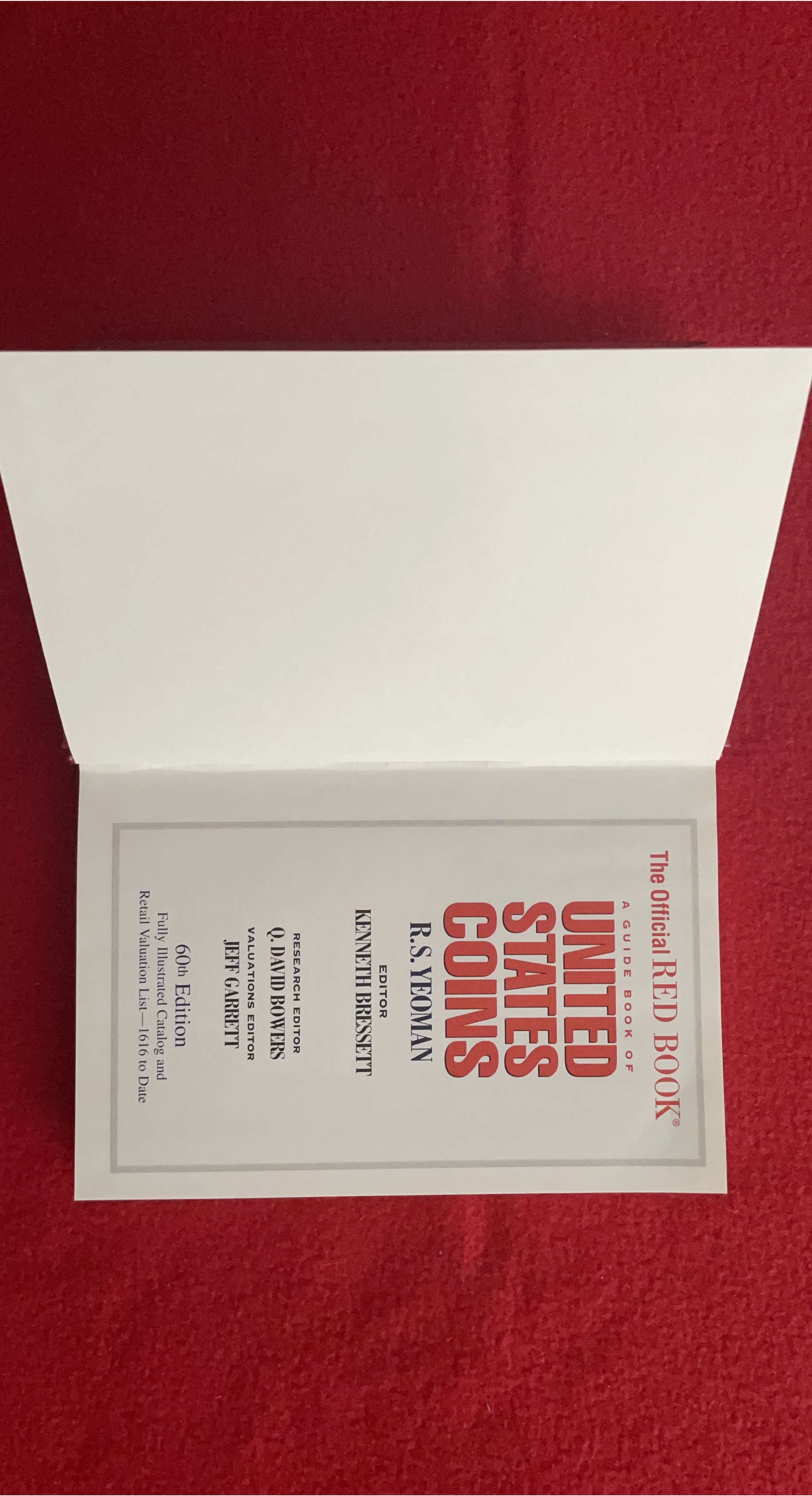 The Official Red Book: United States Coins Guide thumbnail