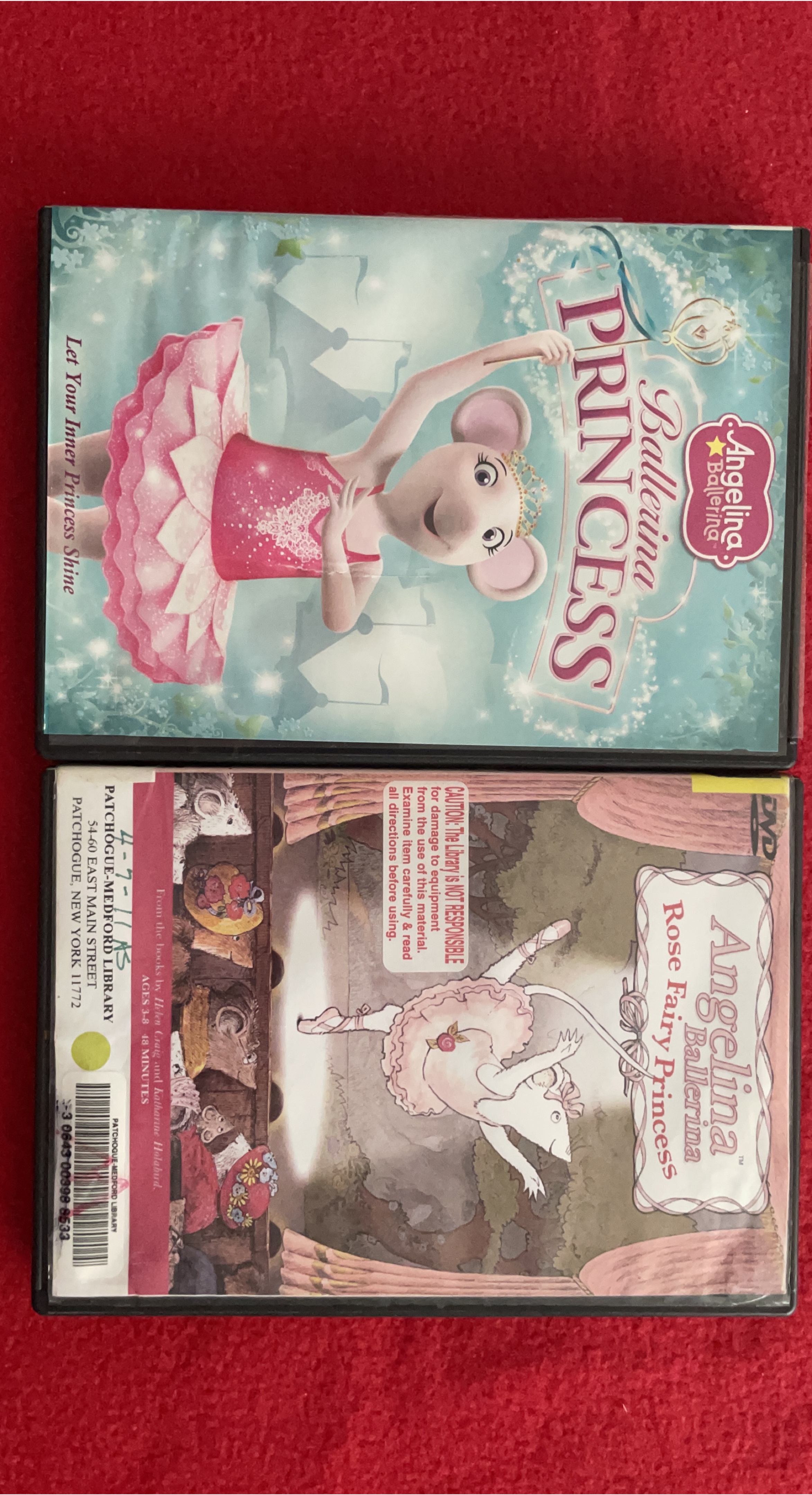 Angelina Ballerina Princess DVDs🧡 thumbnail