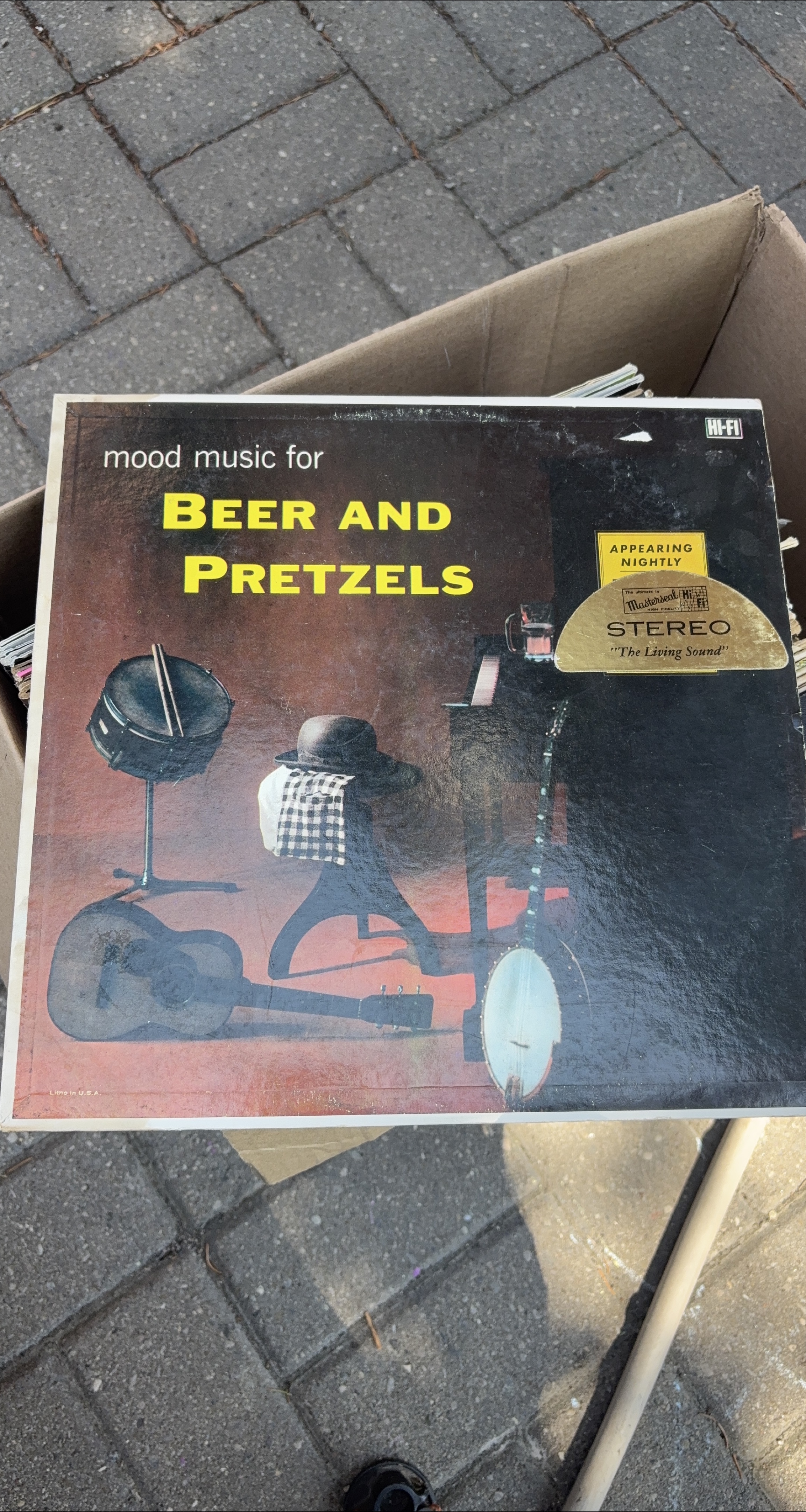 Mood Music for Beer and Pretzels Vinyl Record thumbnail